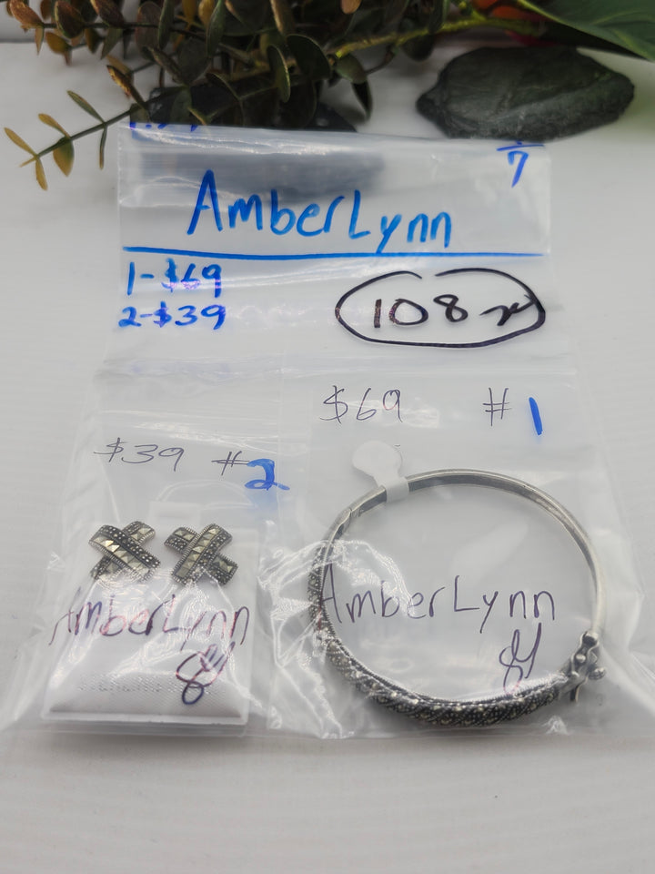 PM SHOW 48HR - RESERVED FOR: AmberLynn - 9/7/2025 FL tiktok Live Show - 2 Sterling Silver Items