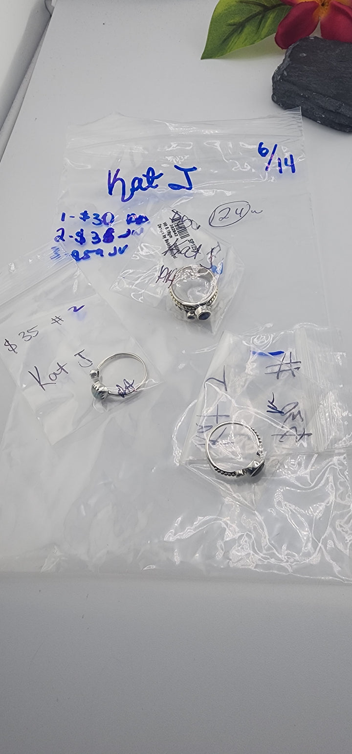 48HR - RESERVED FOR: Kat J - 6/14/2025 FL tiktok Live Show - 3 Sterling Silver Items