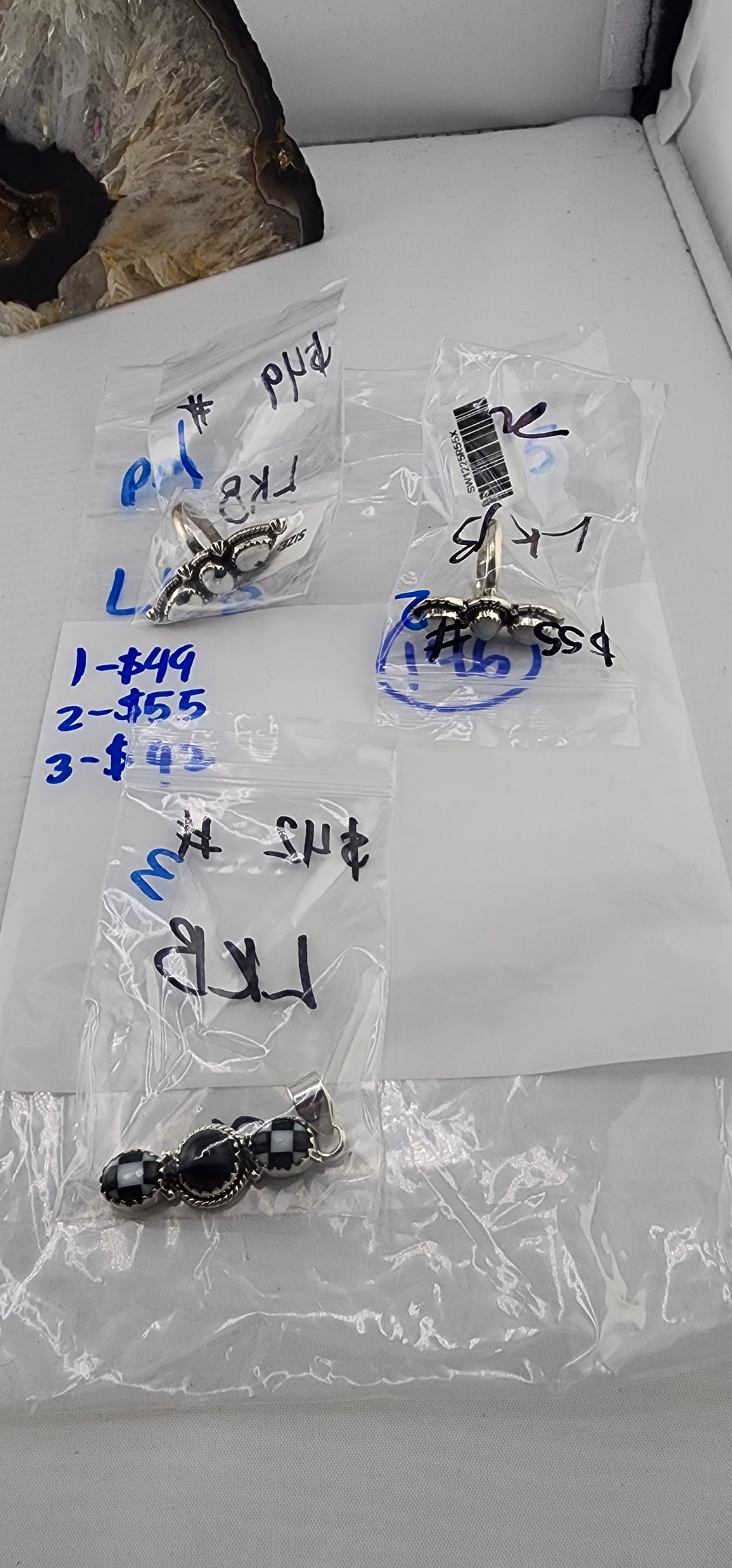 PM SHOW 48HR - RESERVED FOR: LKB - 12/5/2025 tiktok Live Show - 3 Sterling Silver Items