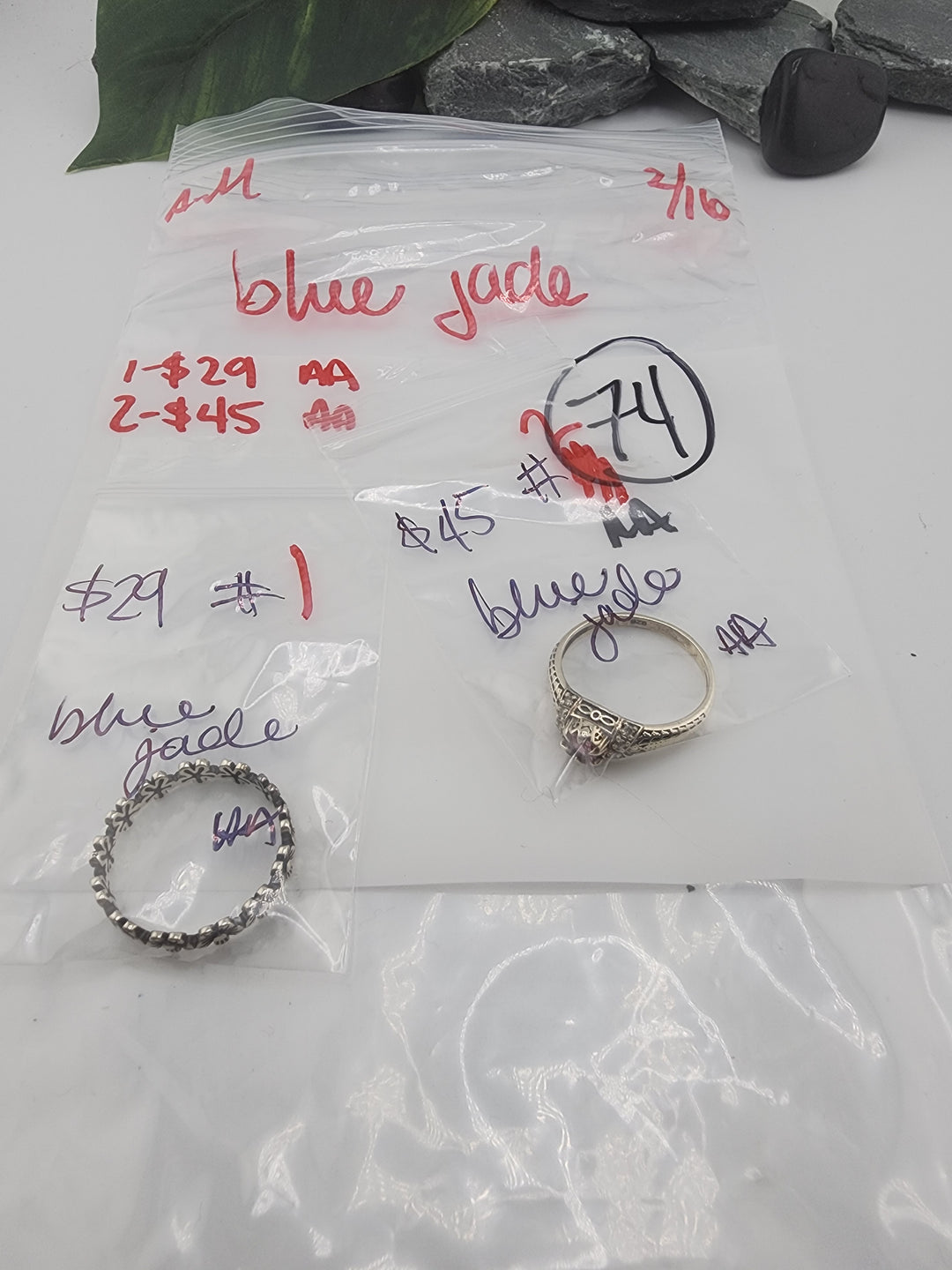 blue jade - 2/16/26 - 2 b925 Sterling Silver Items