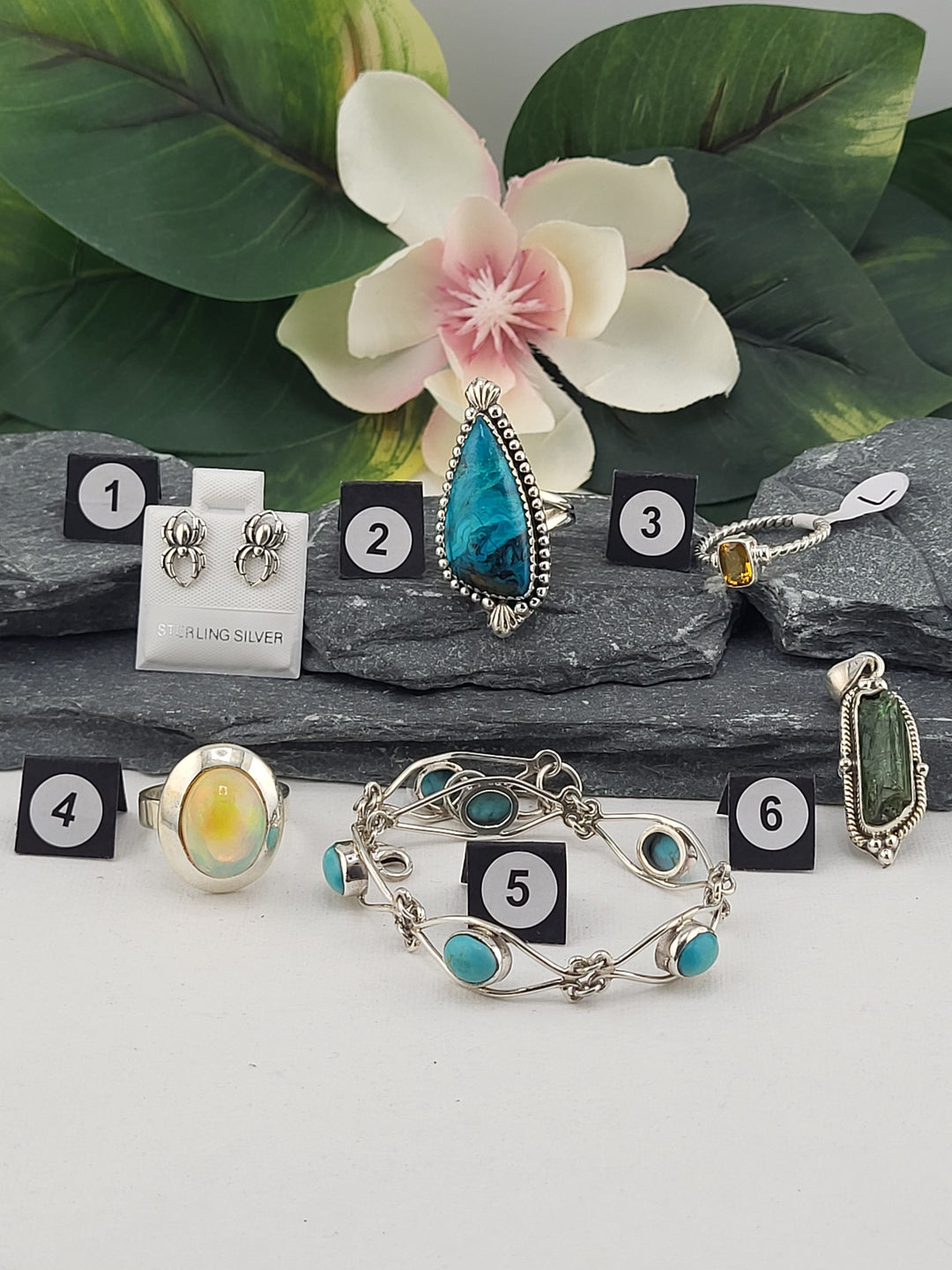 RESERVED FOR: TX Operating Room -1/1/2025 - 6 Sterling Silver Items