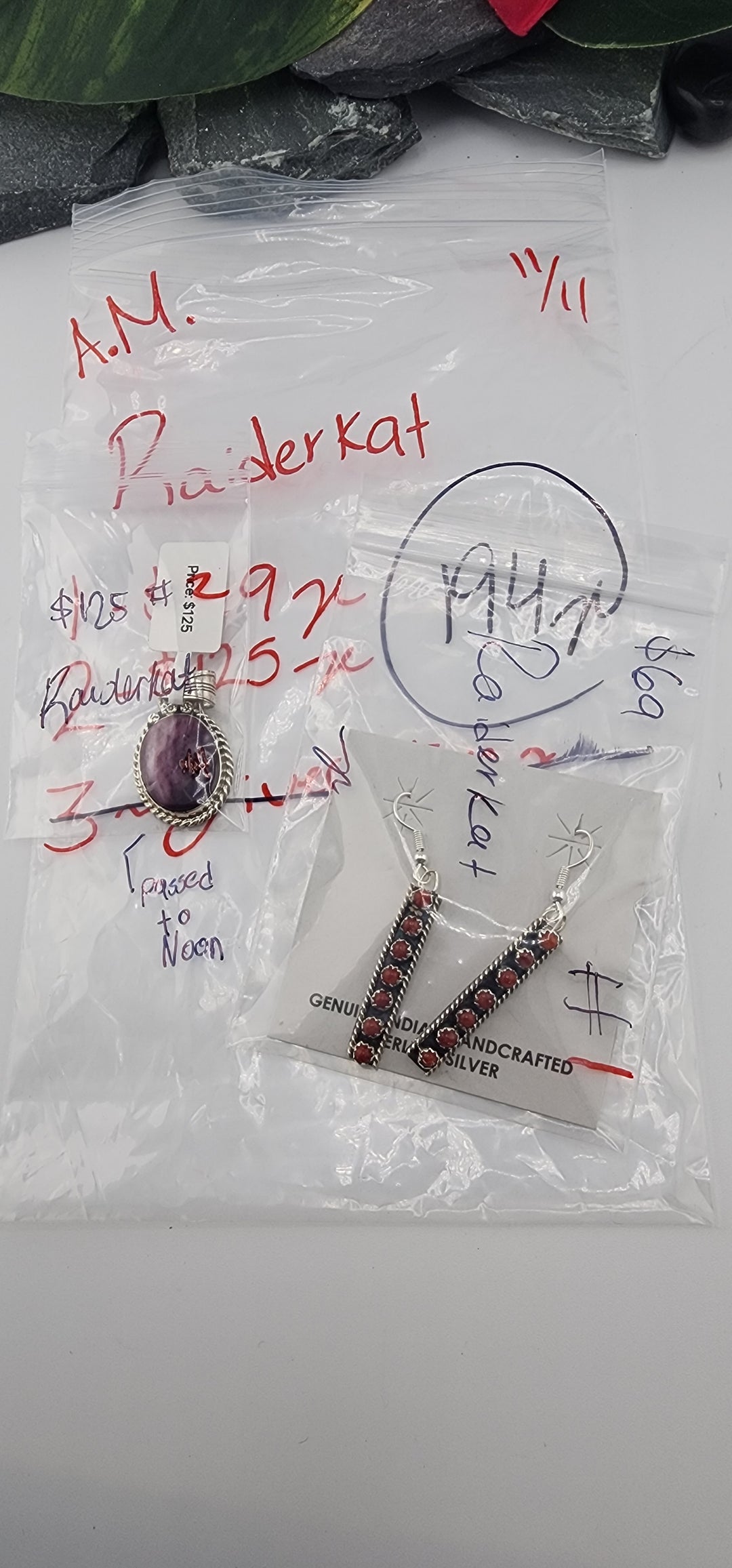 AM SHOW 48HR RESERVED FOR: Raiderkat - 11/11/2025 FL tiktok Live Show - 3 Sterling Silver Items
