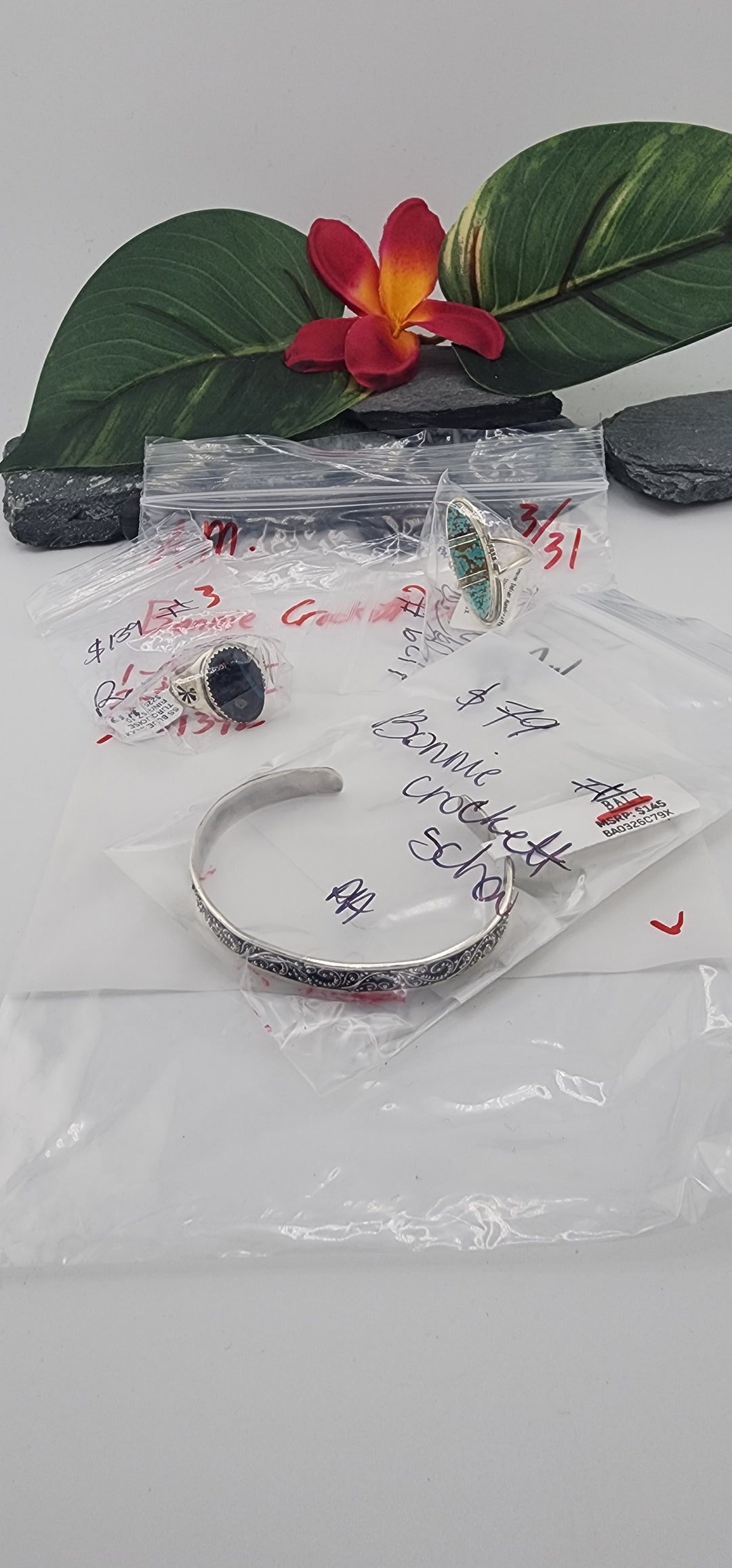 Bonnie Crockett Scha - 3/31/26 - 3 925 Sterling Silver Items
