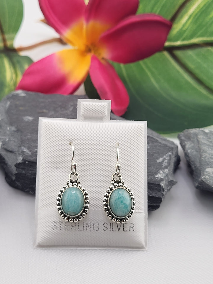 Larimar Dangle Earrings
