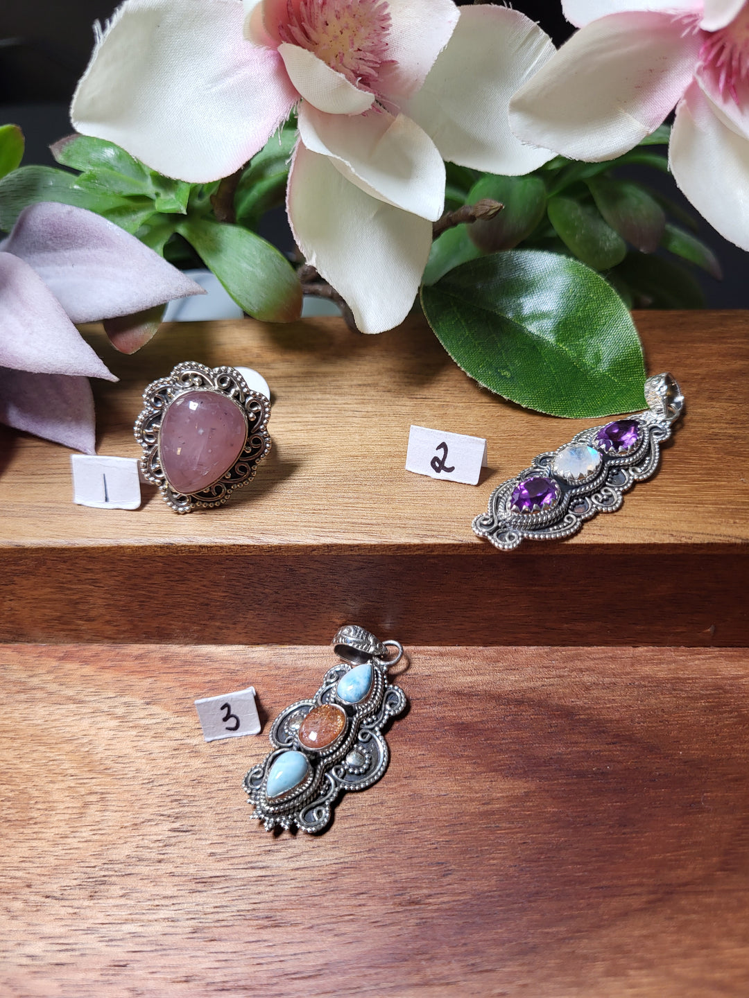 RESERVED FOR: Karensmallwoo 8/15/24- 3 Sterling Silver Items