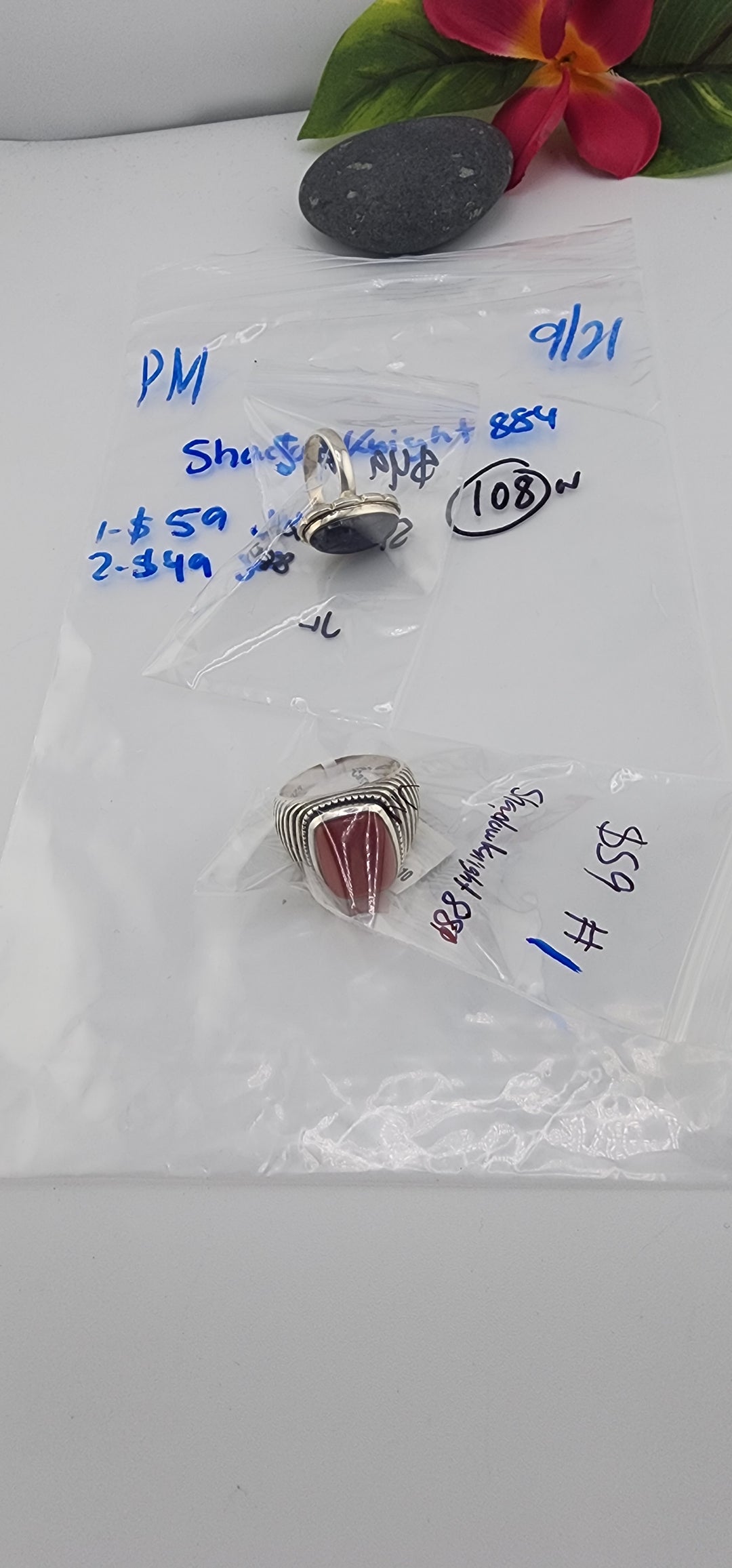 PM SHOW 48HR - RESERVED FOR:  Shadowknight884- 9/21/2025 FL tiktok Live Show -2 Sterling Silver Items