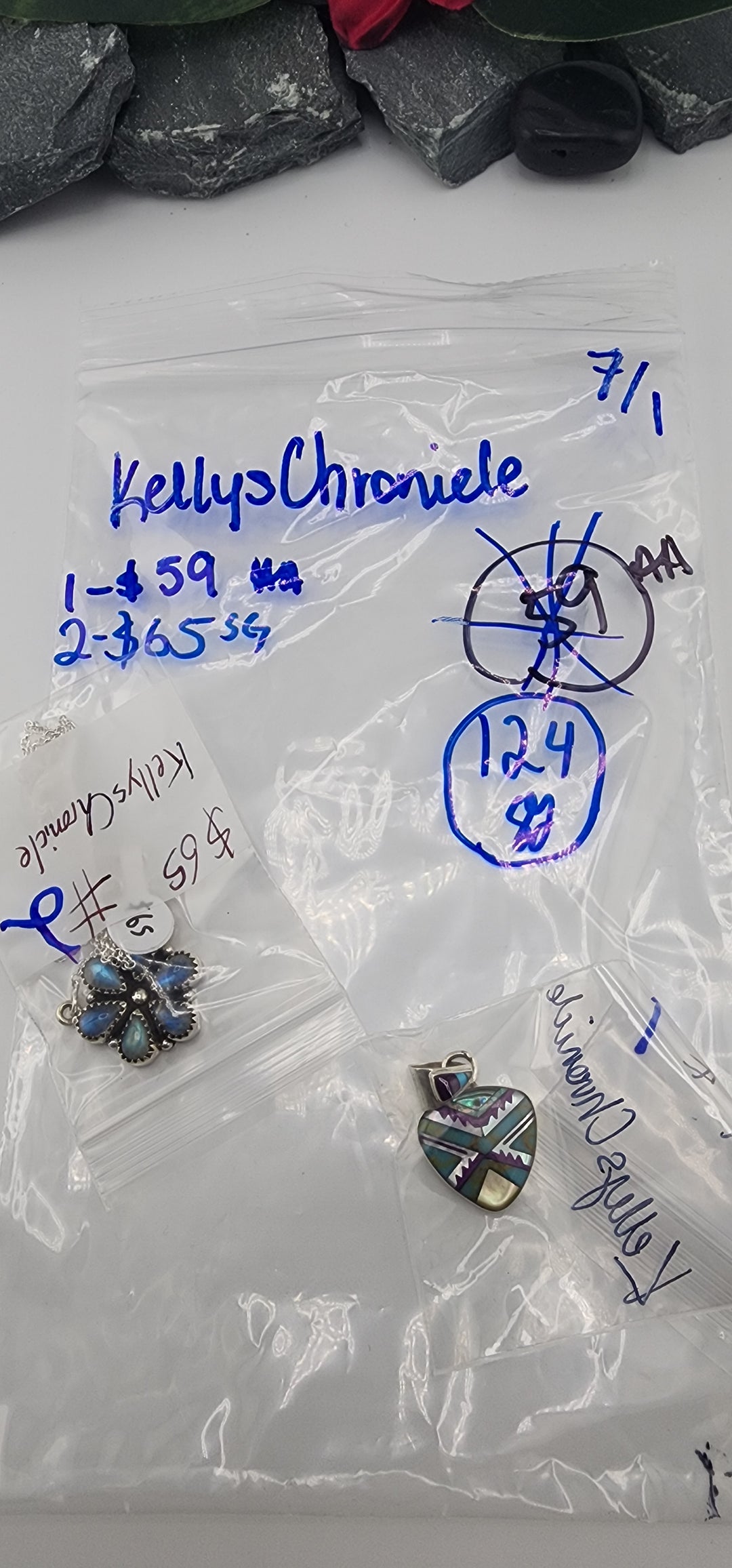 RESERVED FOR: KellysChronicle - 7/1/2025 tiktok Reservation Live Show - 1 Sterling Silver Items