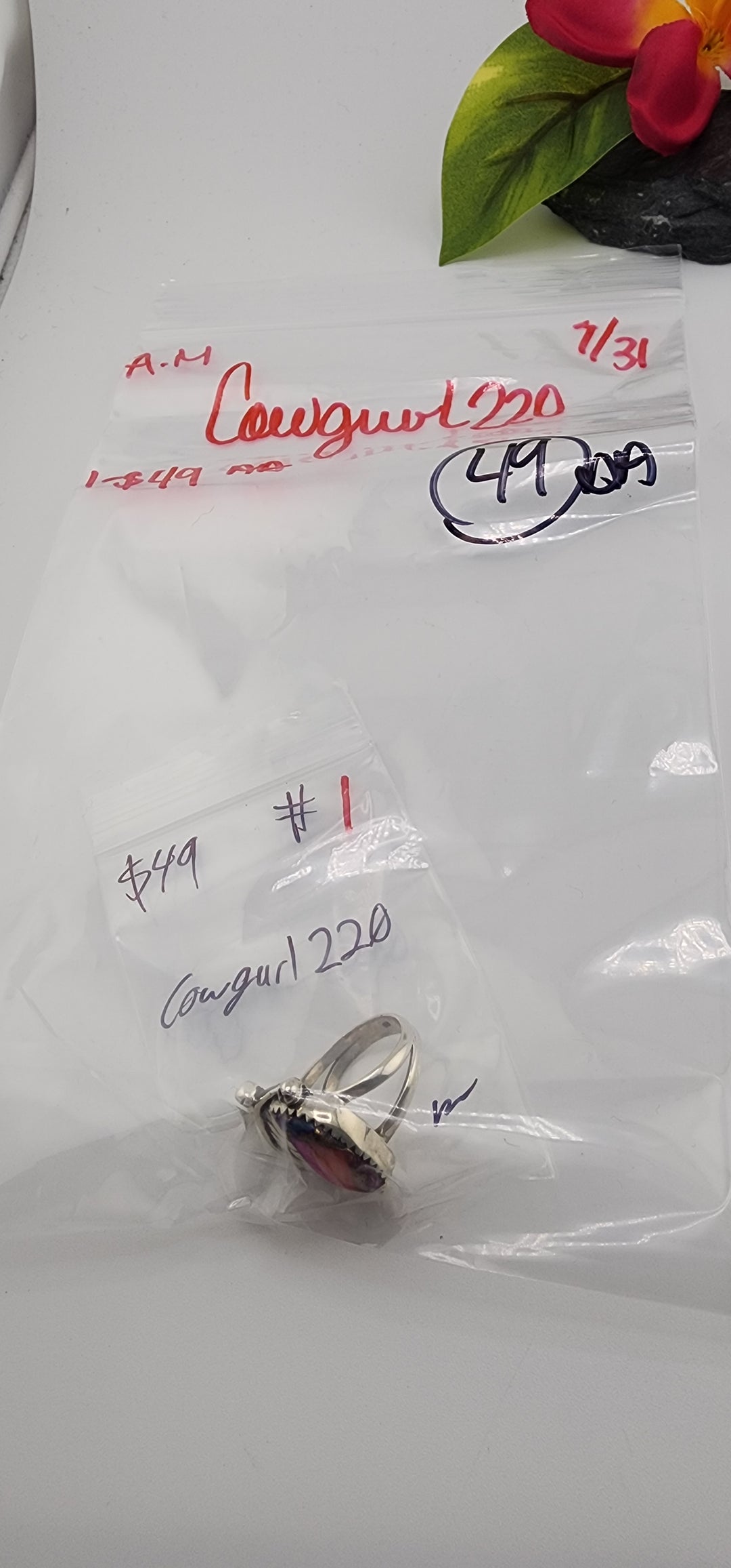 AM SHOW 48HR - RESERVED FOR: Cowgurl220 - 7/31/2025 FL tiktok Live Show - 1 Sterling Silver Items