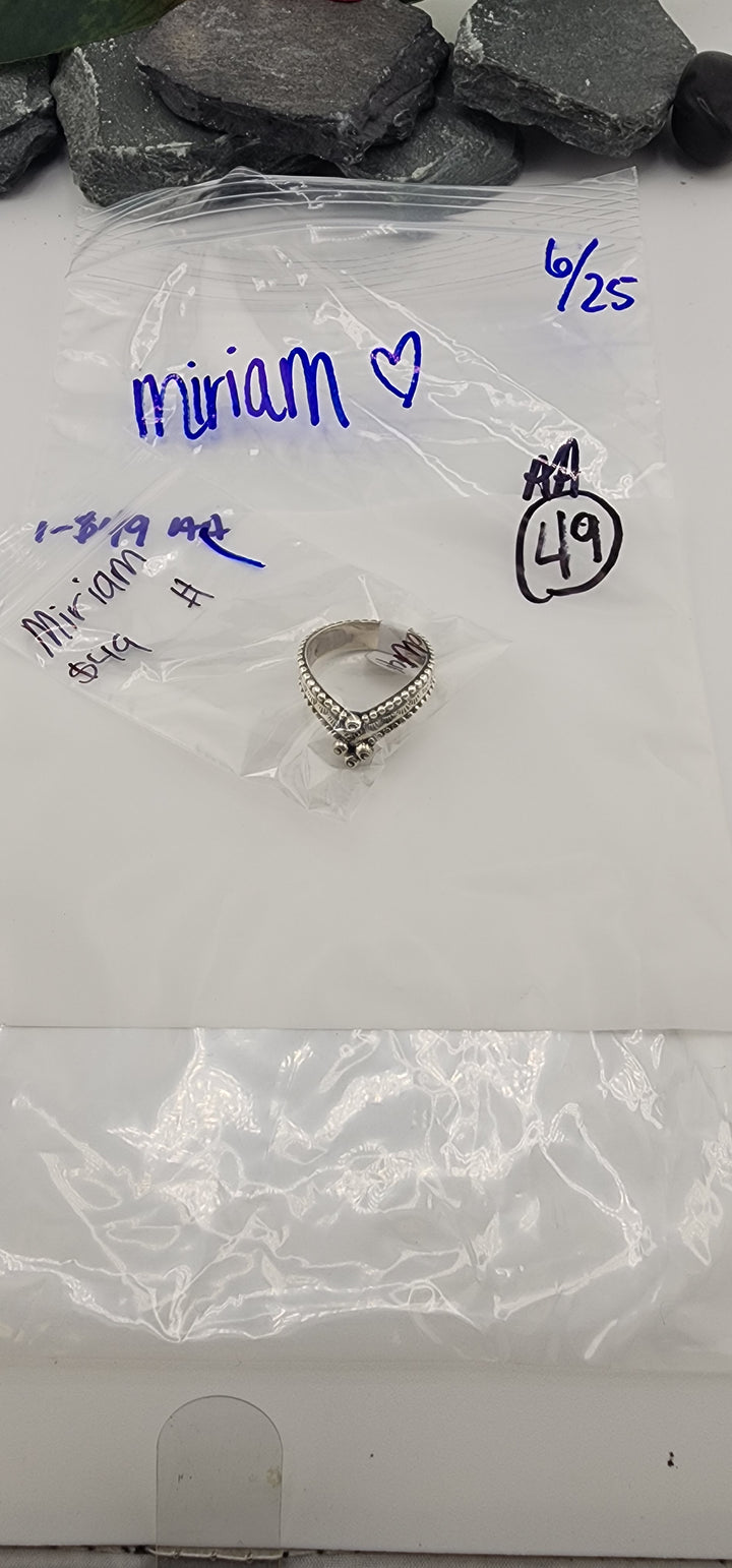 RESERVED FOR: miriam❤️🍒 - 6/25/2025 tiktok Reservation Live Show - 1 Sterling Silver Items
