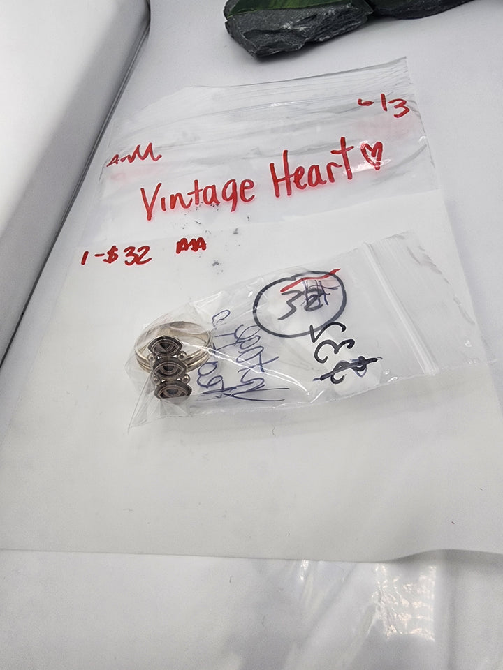 Vintage Heart🖤 - 6/3/26 AM - 1 925 Sterling Silver