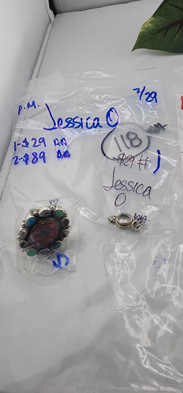 PM SHOW 48HR - RESERVED FOR: Jessica O - 7/29/2025 FL tiktok Live Show - 2 Sterling Silver Items