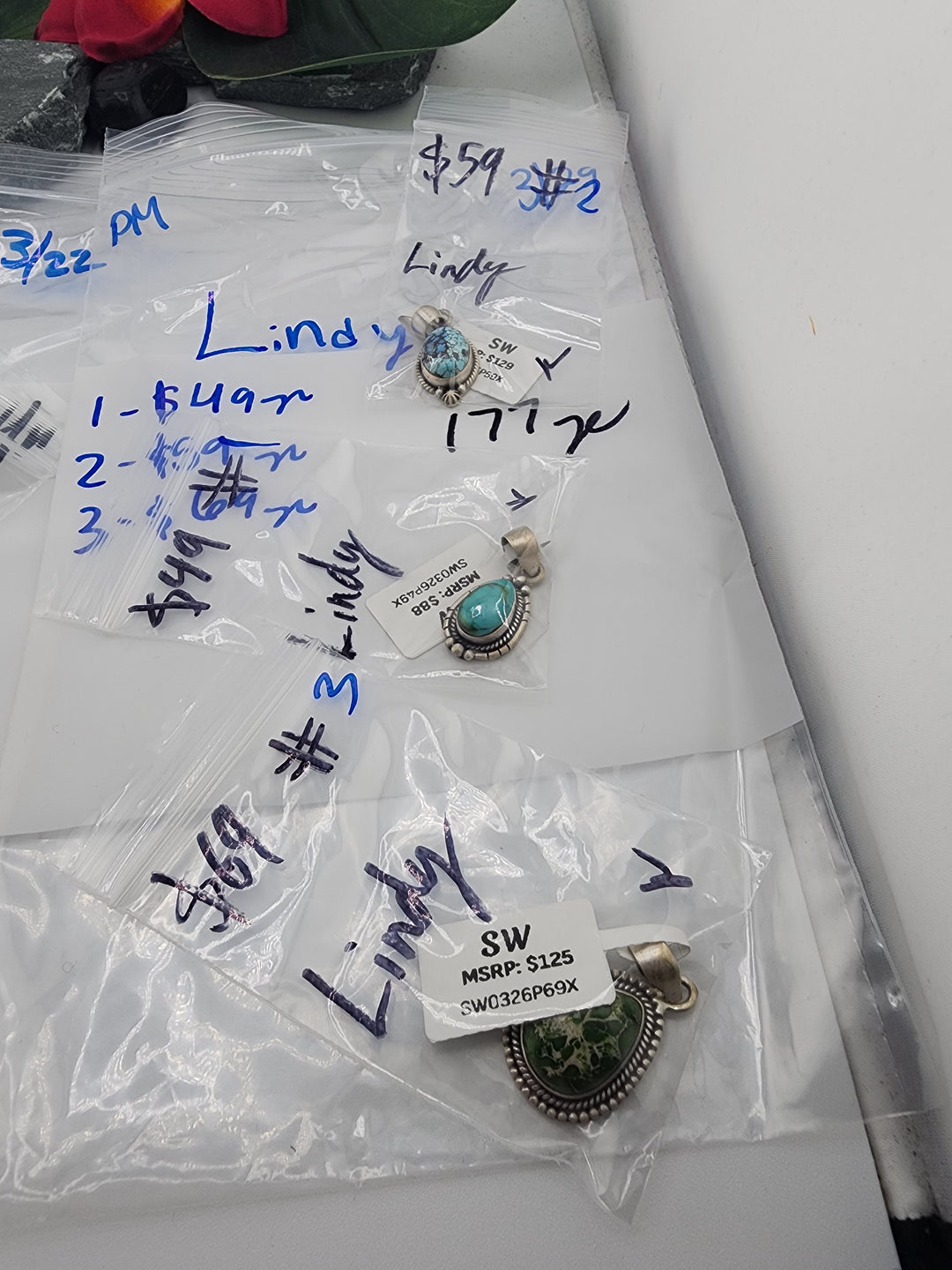 Lindy - 3/29/26 - 3 925 Sterling Silver Items