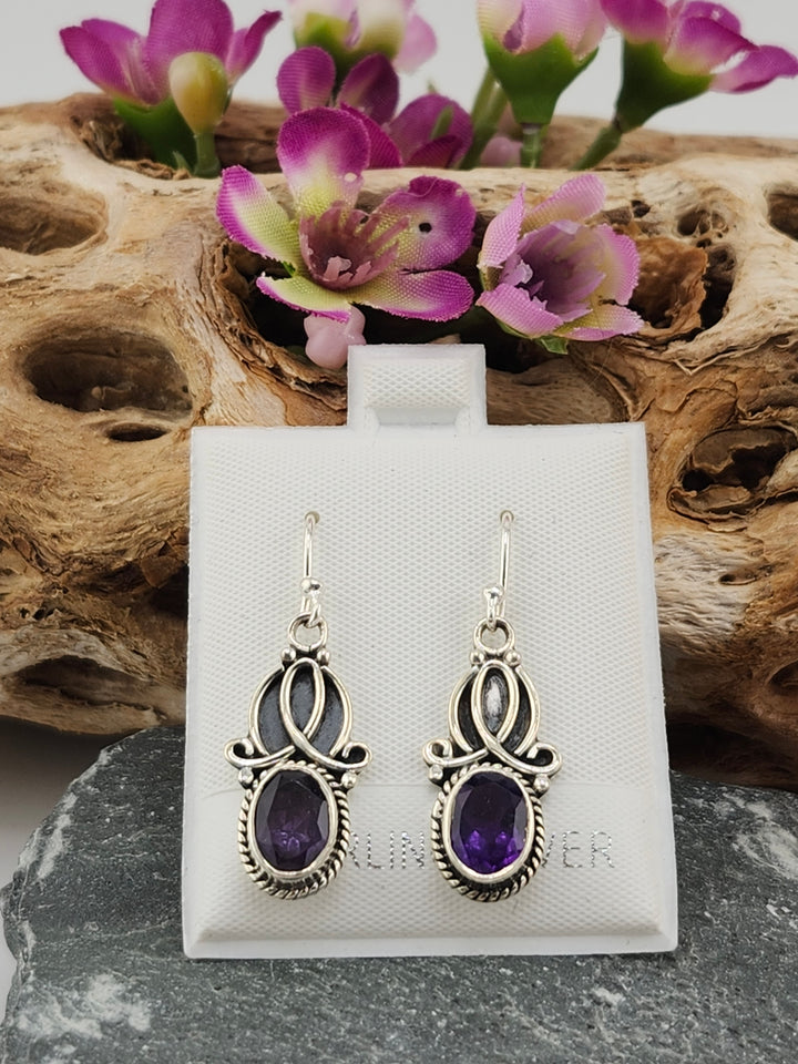 Amethyst Dangle Earrings