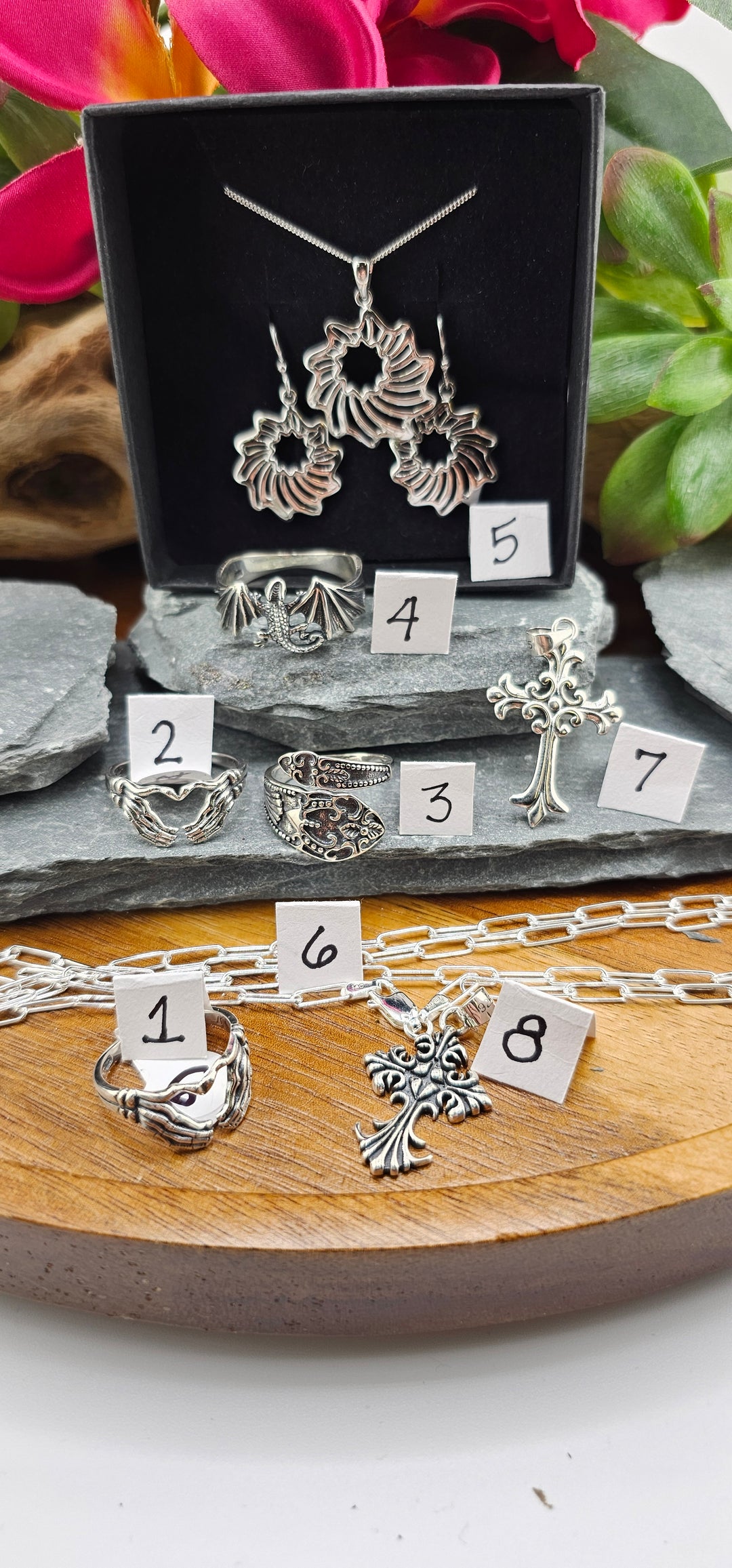 RESERVED FOR: nmchica 9/28/2024 - 8 Sterling Silver Items