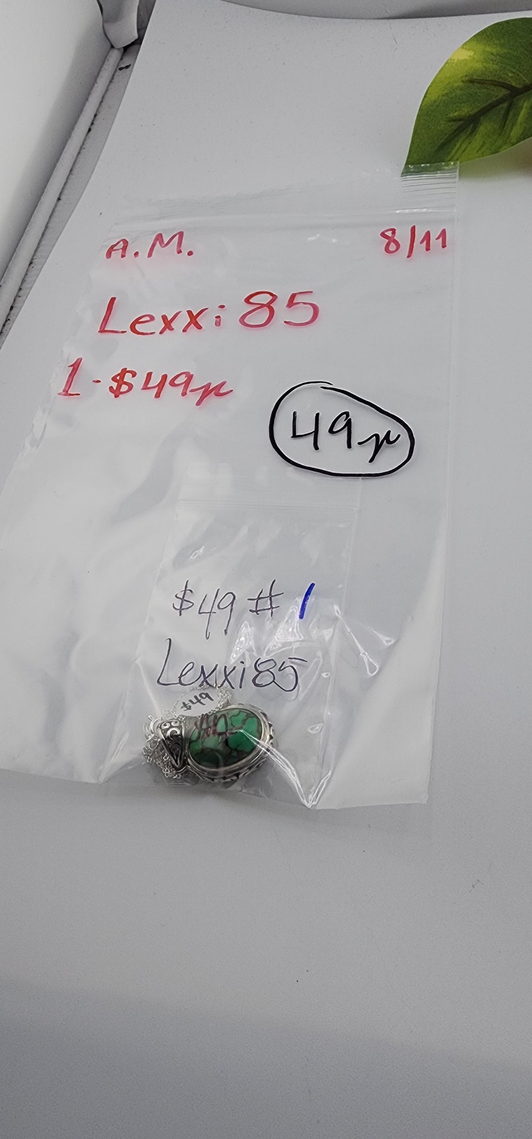 AM SHOW 48HR - RESERVED FOR: Lexxi85 - 8/11/2025 FL tiktok Live Show - 1 Sterling Silver Items