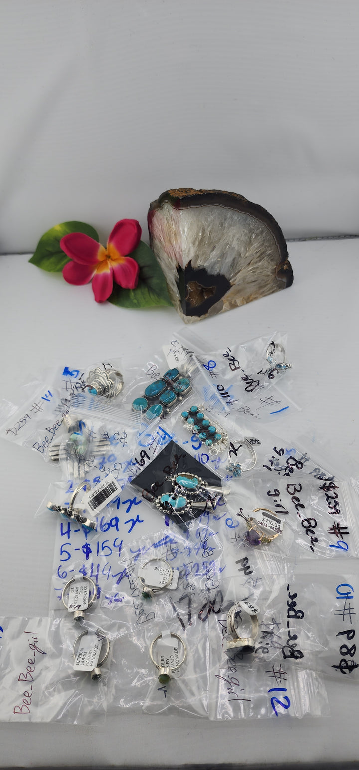 PM SHOW 48HR - RESERVED FOR: Bee_Bee_girl - 12/7/2025 tiktok Live Show - 14 Sterling Silver Items