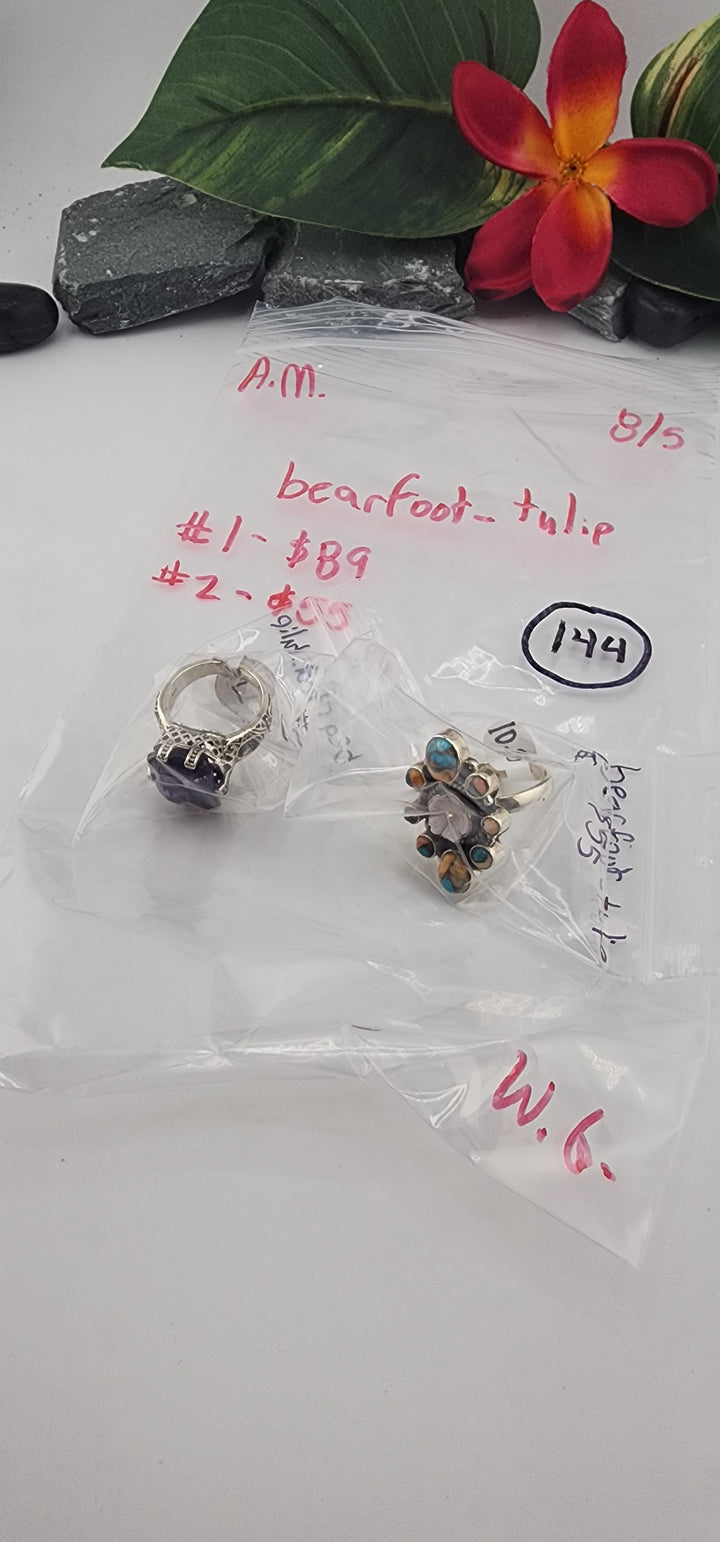 AM SHOW 48HR - RESERVED FOR: bearfoot_tulip - 8/5/2025 FL tiktok Live Show - 2 Sterling Silver Items