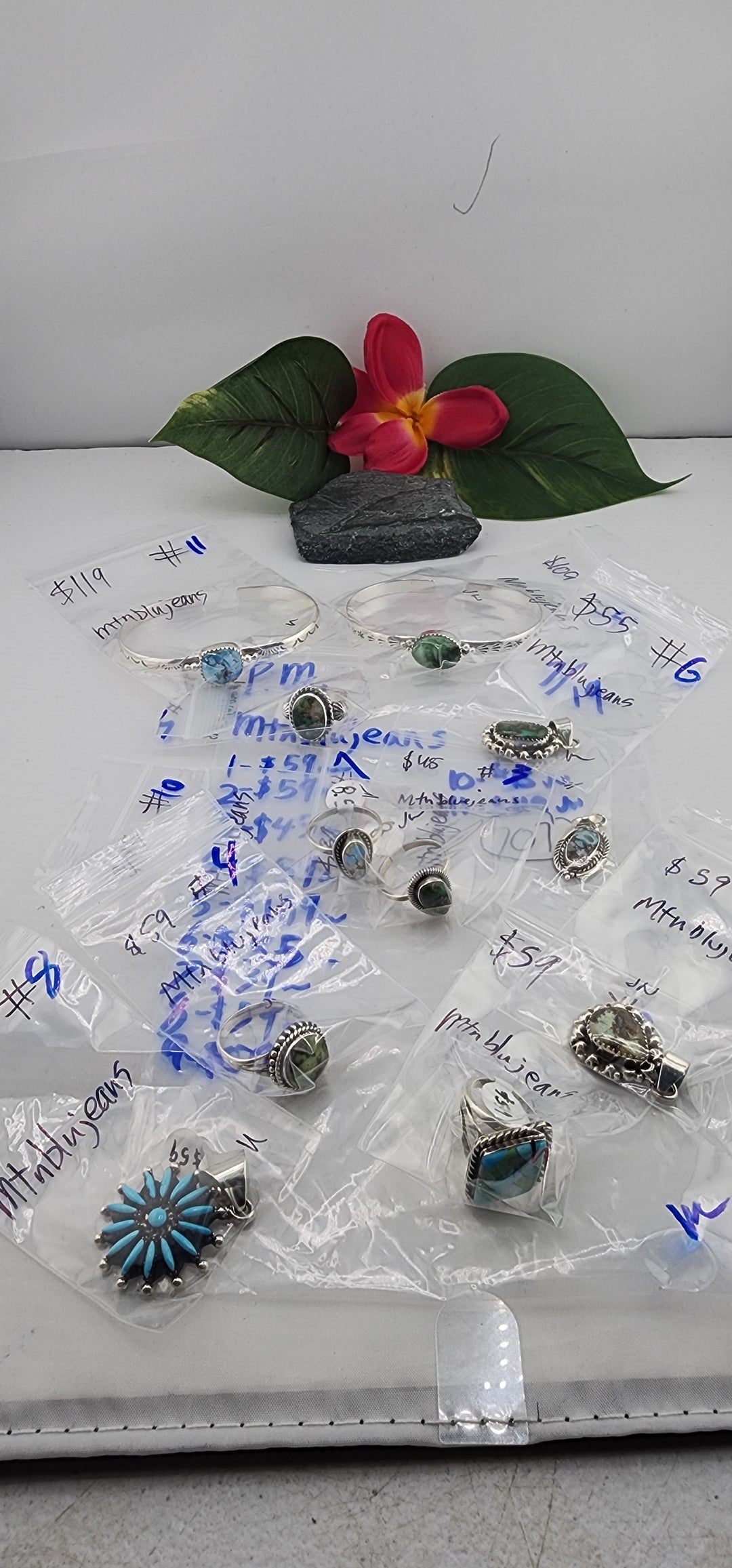PM SHOW 48HR - RESERVED FOR: Mtnblujeans- 7/17/2025 FL tiktok Live Show - 11 Sterling Silver Items