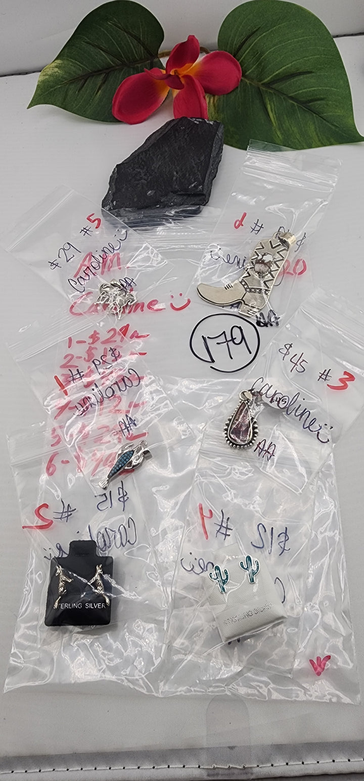 AM SHOW 48HR - RESERVED FOR: caroline :) - 8/20/2025 FL tiktok Live Show - 6 Sterling Silver Items