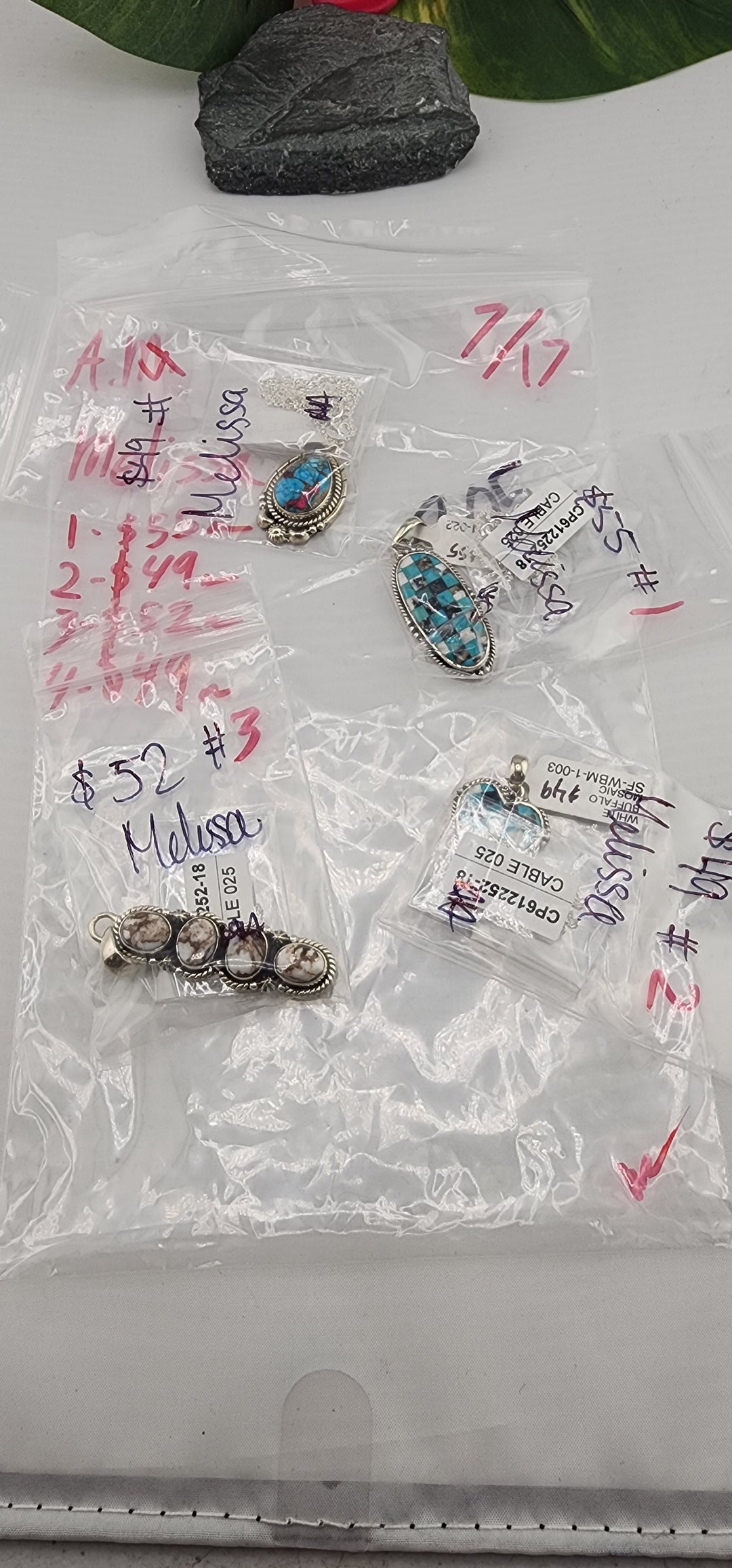 AM SHOW 48HR - RESERVED FOR:  Melissa- 7/17/2025 FL tiktok Live Show -4   Sterling Silver Items