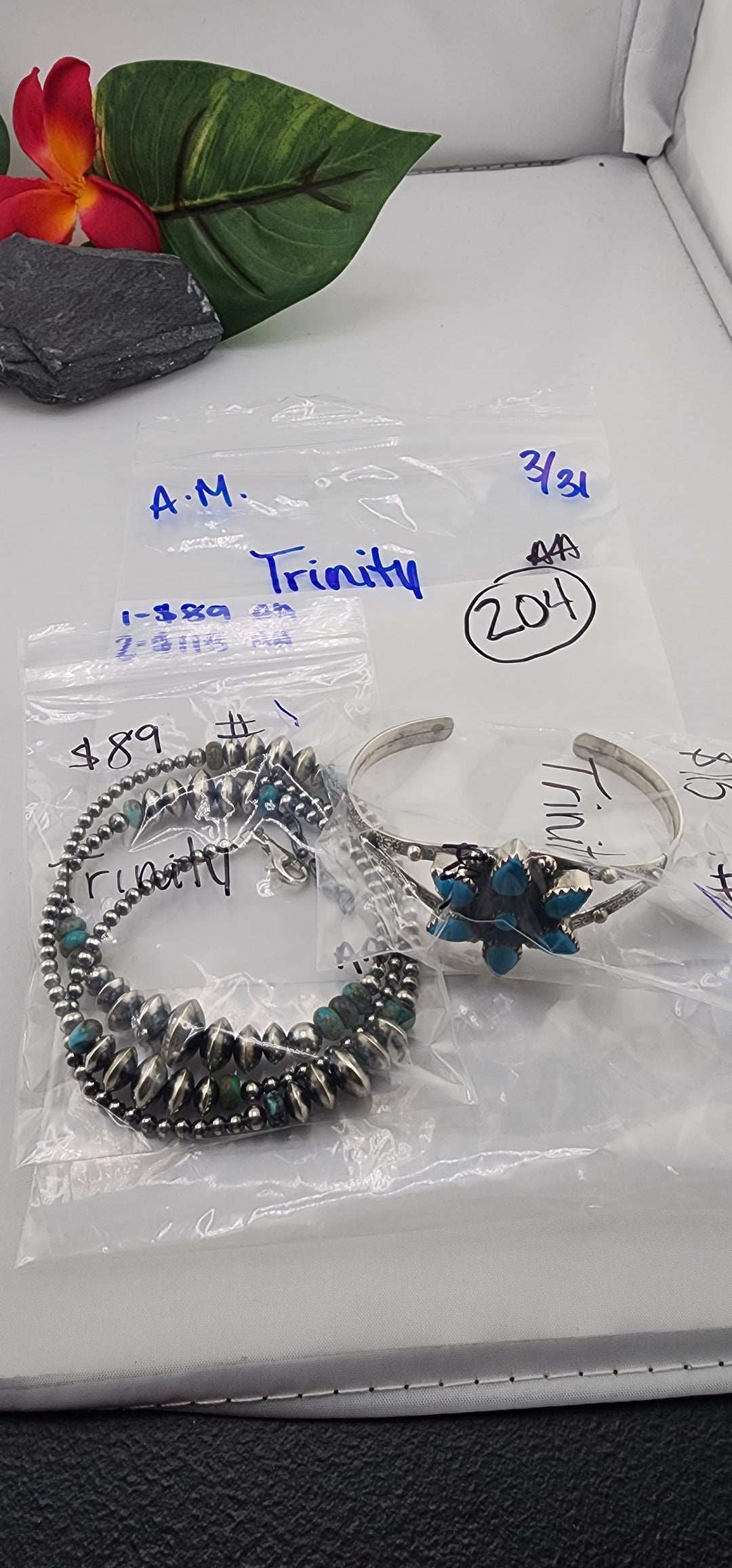 RESERVED FOR: Trinity - 3/31/2025 tiktok A.M. Live Show - 2 Sterling Silver Items