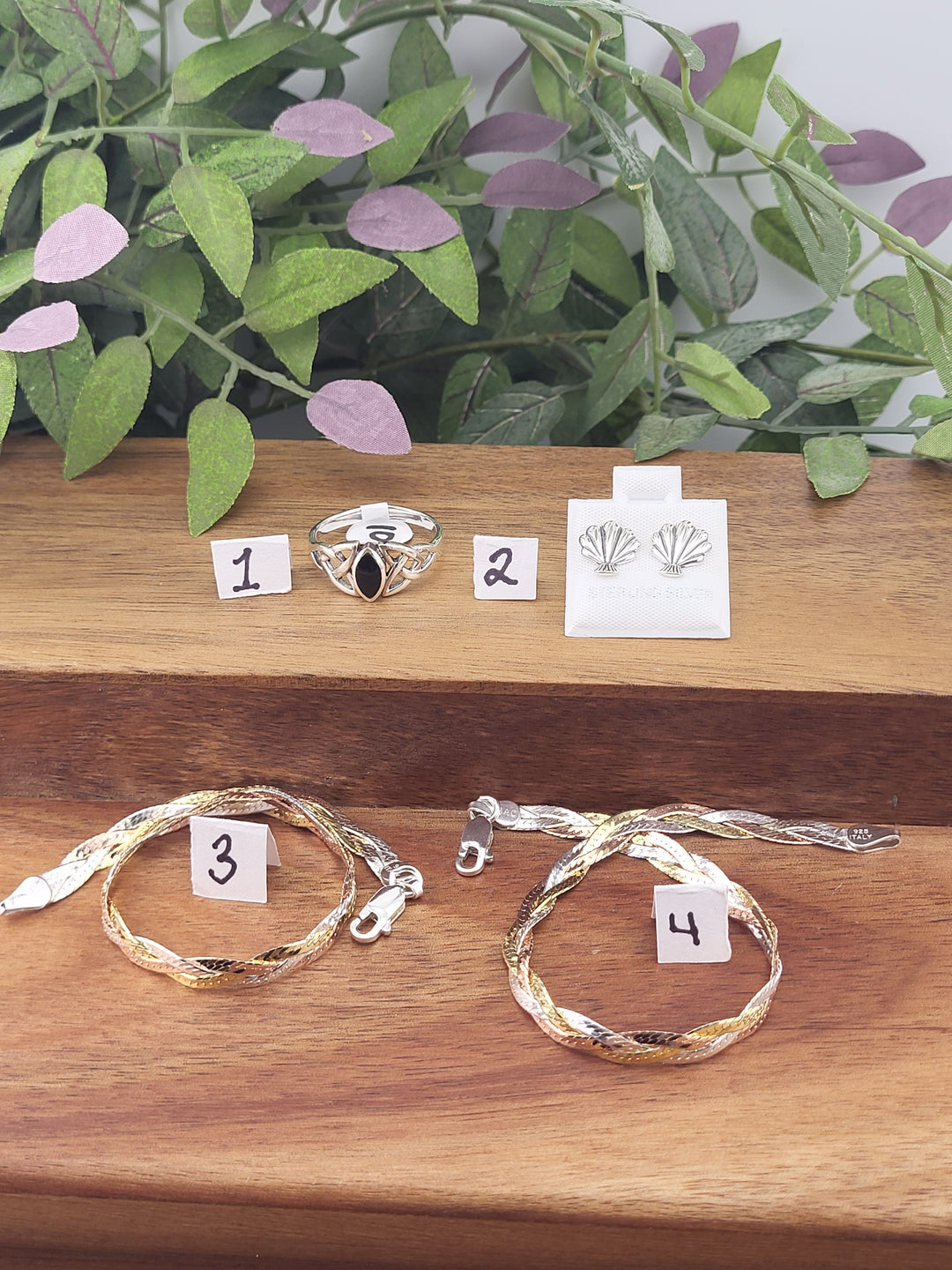 RESERVED FOR: Hilda Veronica Escob 9/21/2024 - 4 Sterling Silver Items