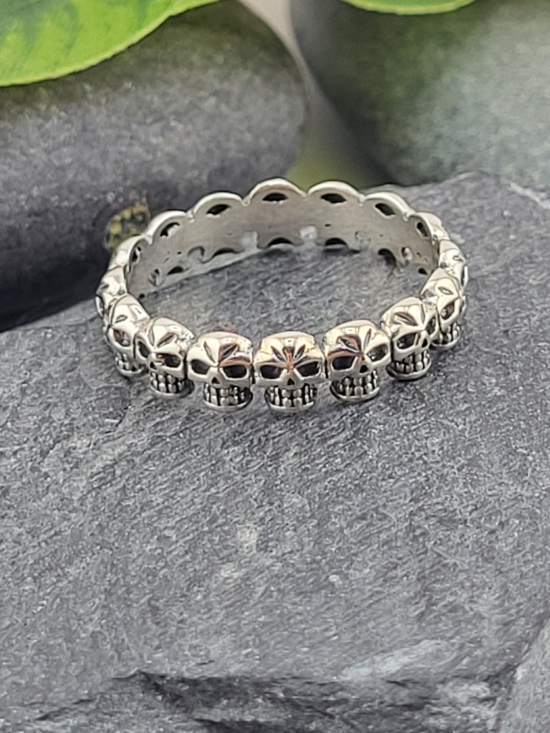 Silver Skull Ring - Size 8