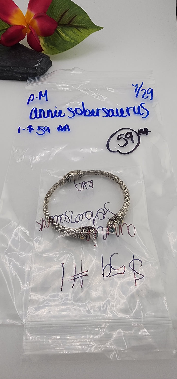 PM SHOW 48HR - RESERVED FOR: annie sobersaurus  - 7/29/2025 FL tiktok Live Show - 1 Sterling Silver Items