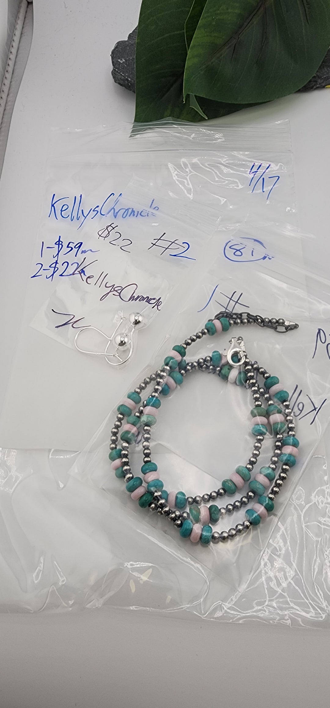 RESERVED FOR: KellysChronicle - 4/17/2025 tiktok Live Show -2 Sterling Silver Items