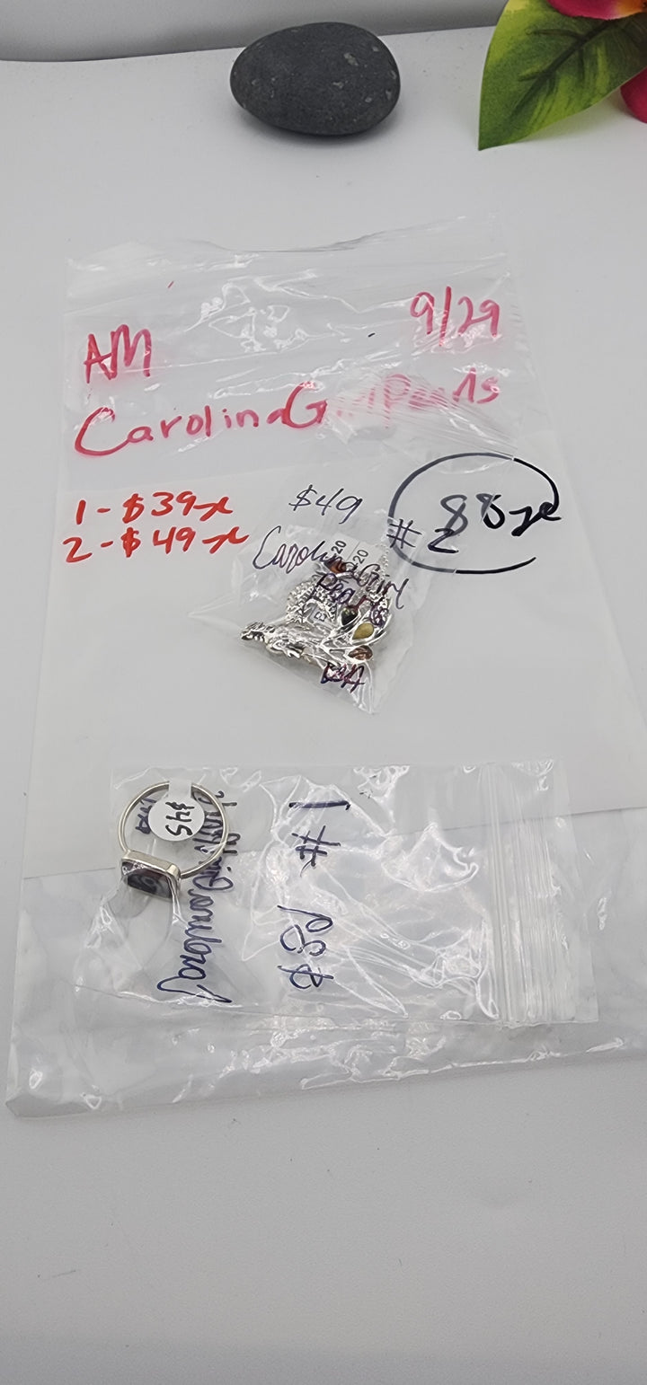 AM SHOW 48HR RESERVED FOR: CarolinaGirlPearls - 9/29/2025 FL tiktok Live Show - 2 Sterling Silver Items