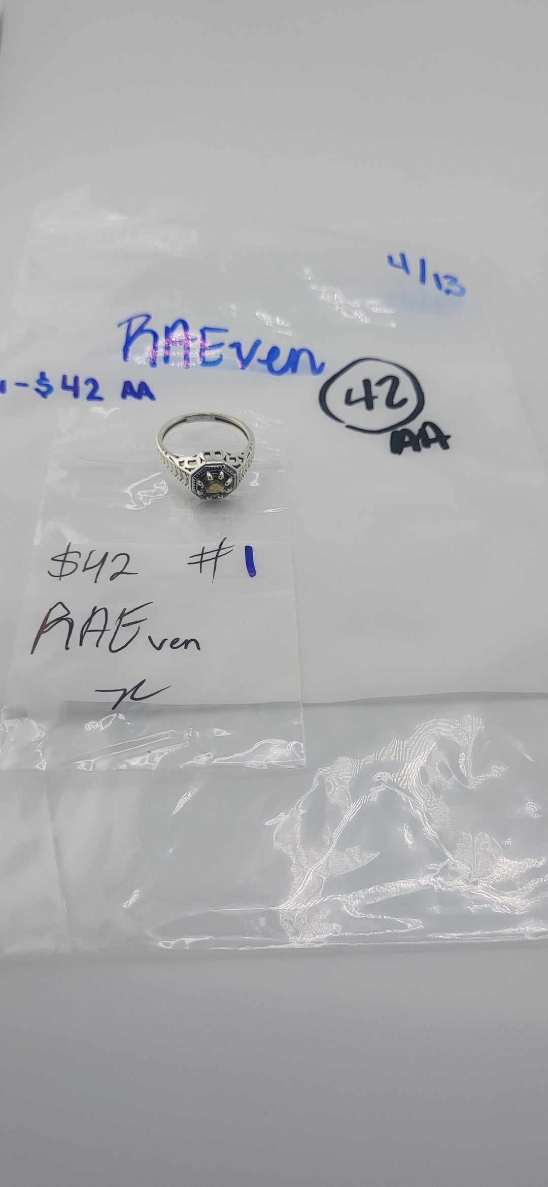 RESERVED FOR: RAEven- 4/13/2025 tiktok Live Show - 1 Sterling Silver Items