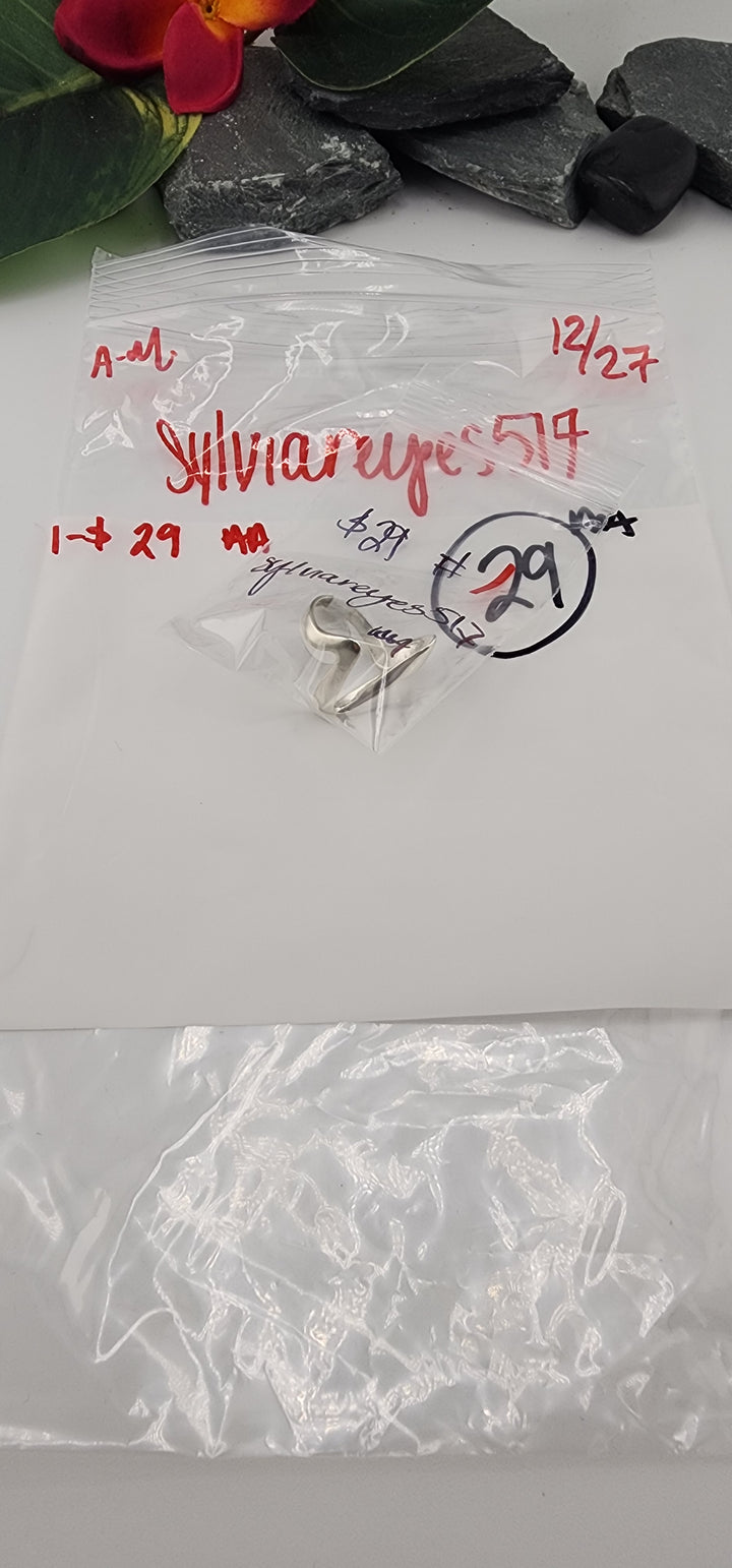 AM SHOW 48HR RESERVED FOR: sylviareyes517 - 12/27/2025 FL tiktok Live Show - 1 Sterling Silver Items