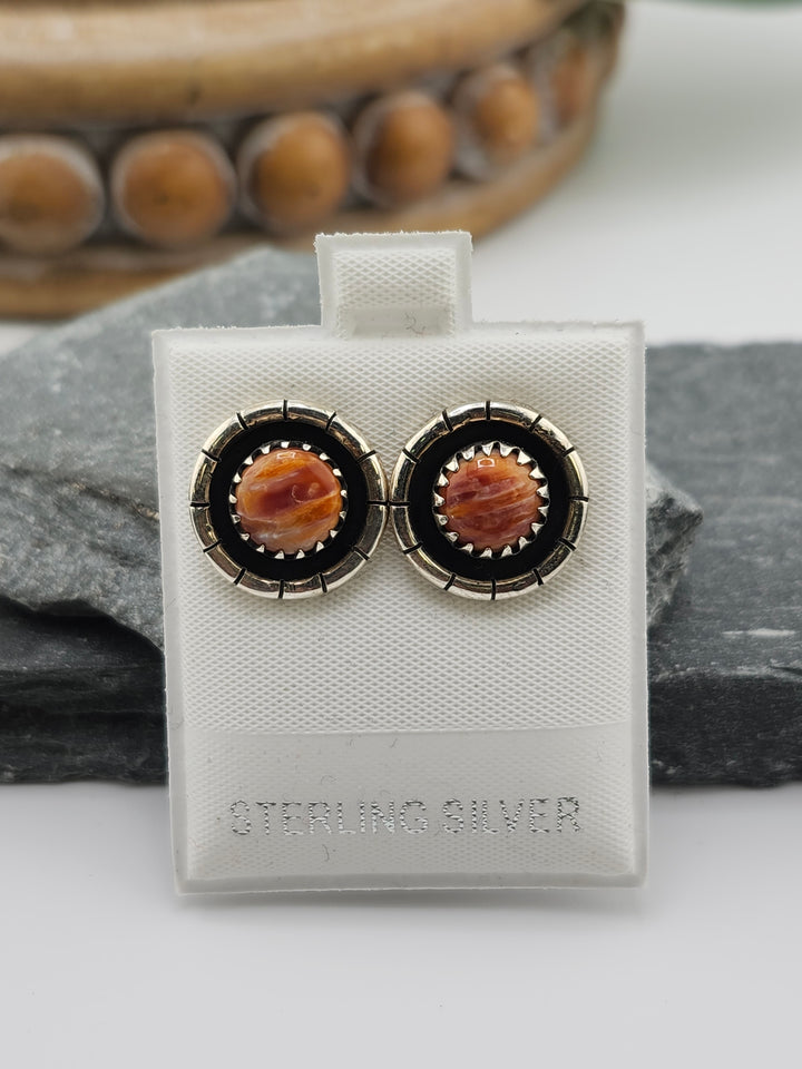 Spiny Oyster PostBack Earrings