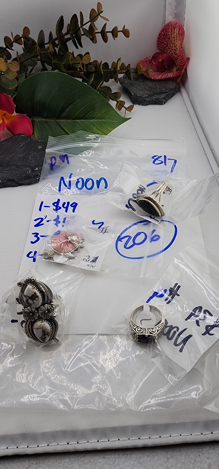 PM SHOW 48HR - RESERVED FOR: Noon - 8/7/2025 FL tiktok Live Show - 4 Sterling Silver Items