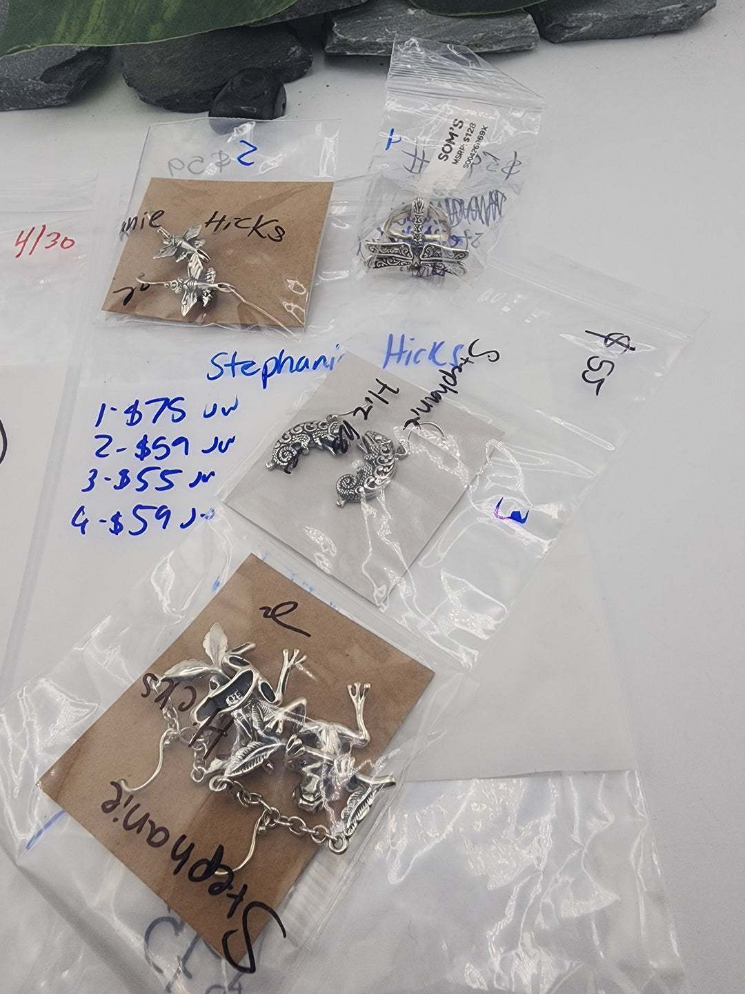 Stephanie Hicks - 4/30/26 PM - 4 925 Sterling Silver Items