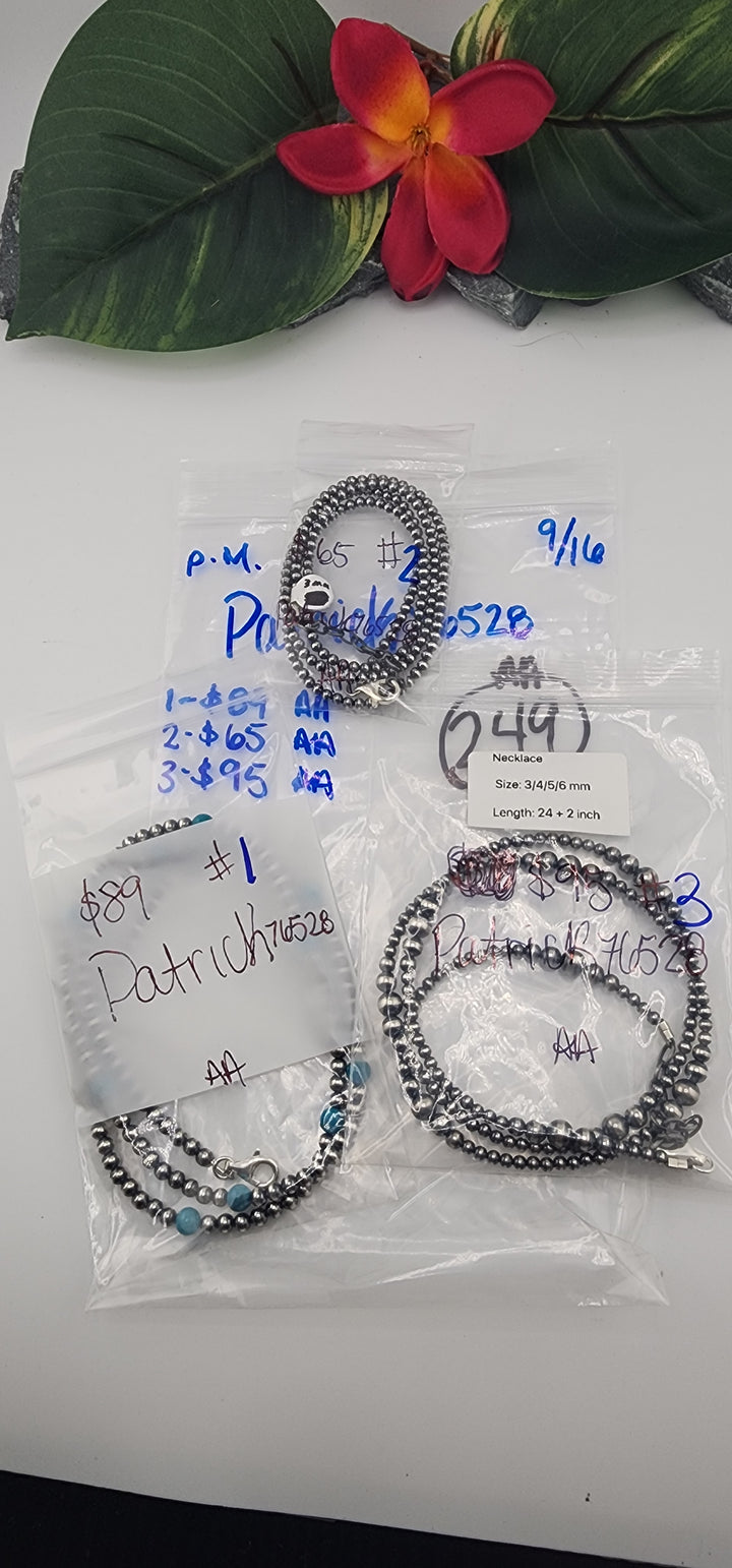 PM SHOW 48HR - RESERVED FOR: Patrick76528- 9/16/2025 FL tiktok Live Show - 3 Sterling Silver Items