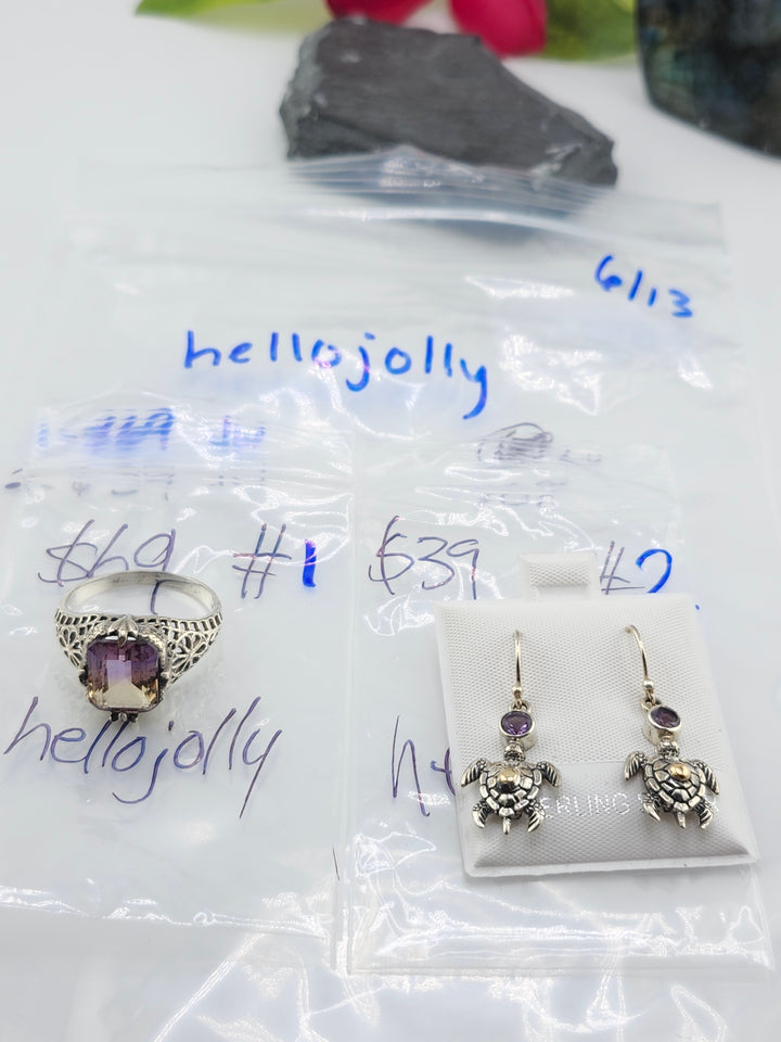 48HR - RESERVED FOR:  hellojolly- 6/13/2025 FL tiktok Live Show - 2 Sterling Silver Items