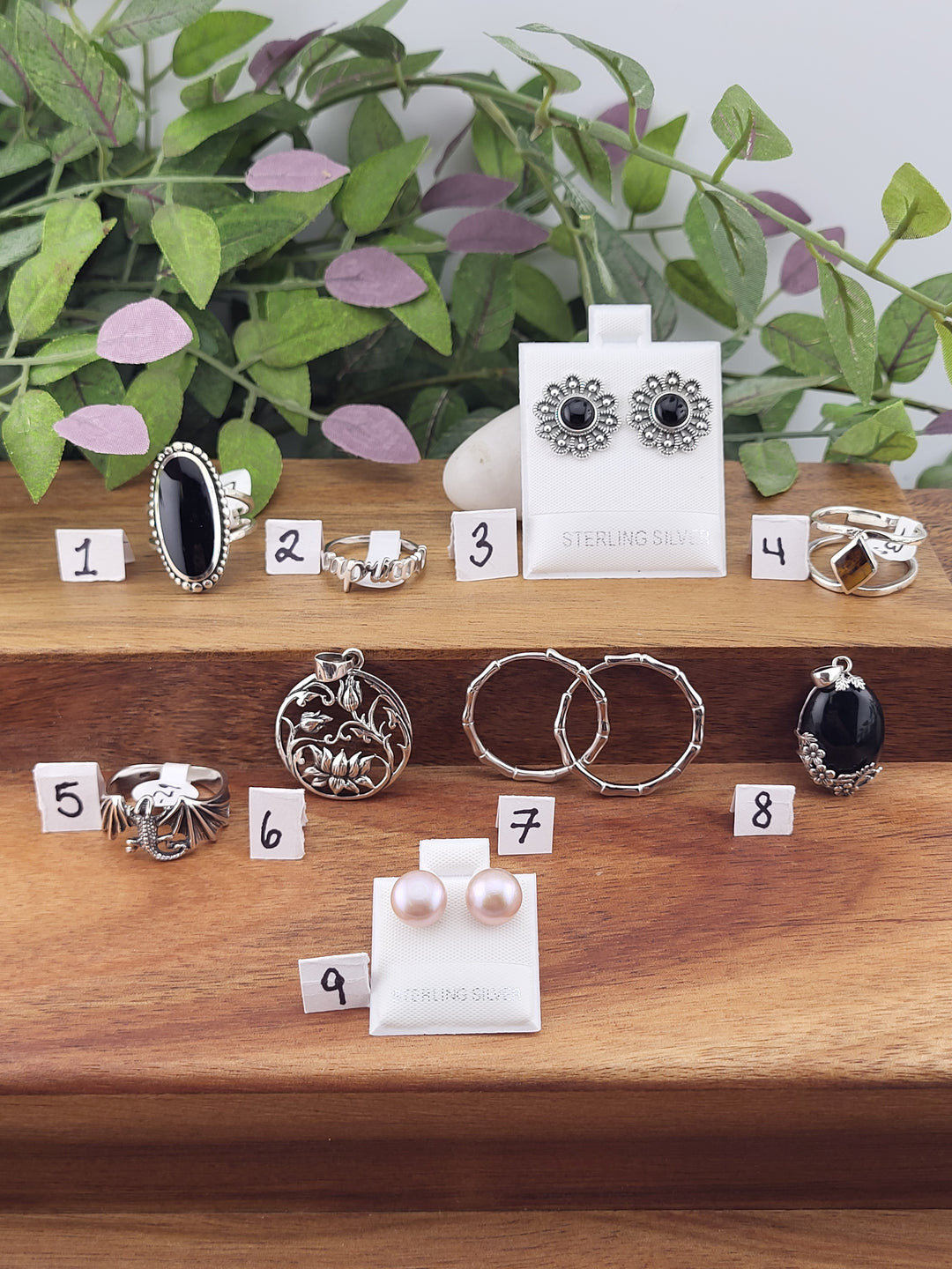 RESERVED FOR: Carrie Michelle 9/21/2024 - 9 Sterling Silver Items