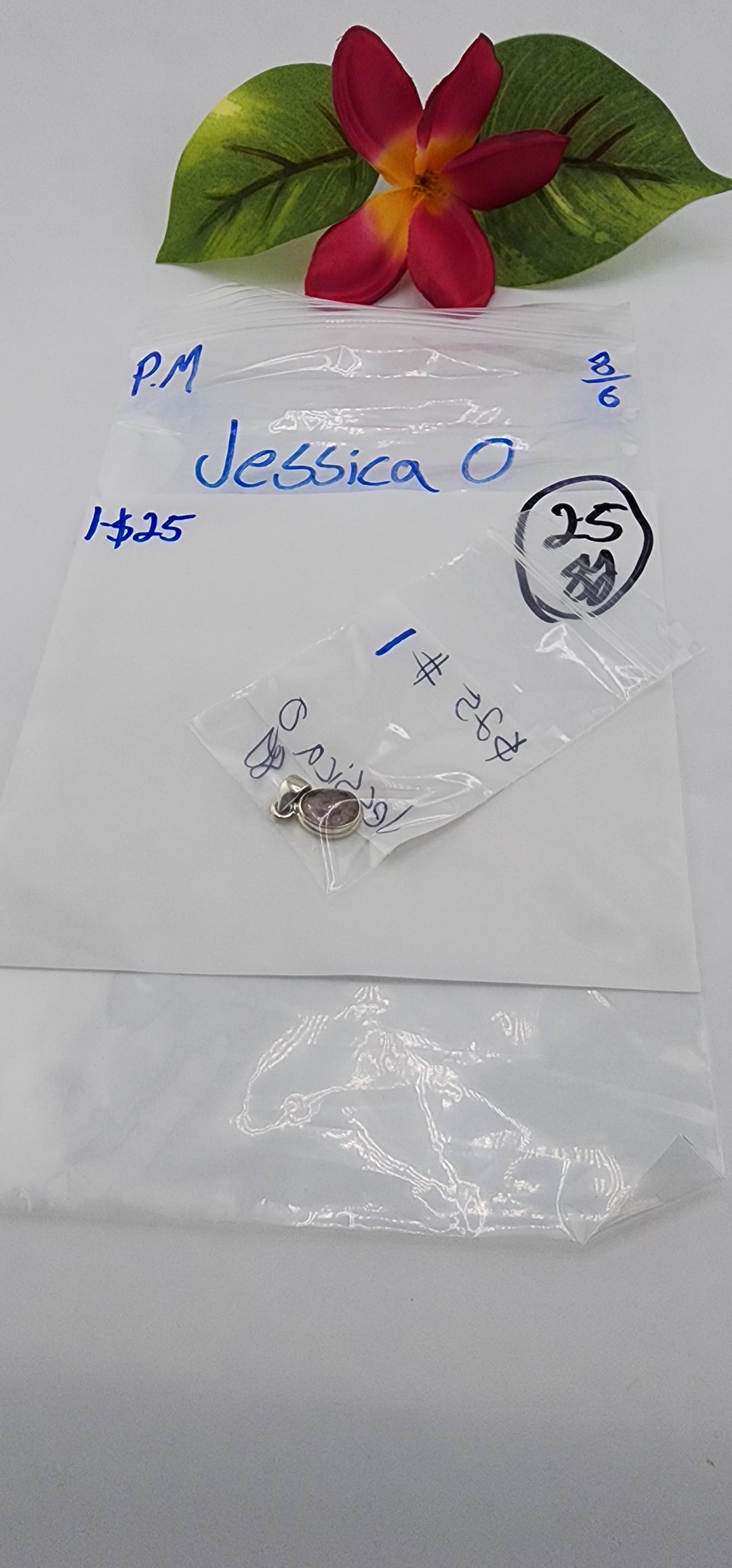 PM SHOW 48HR - RESERVED FOR: Jessica O - 8/6/2025 FL tiktok Live Show - 1 Sterling Silver Items
