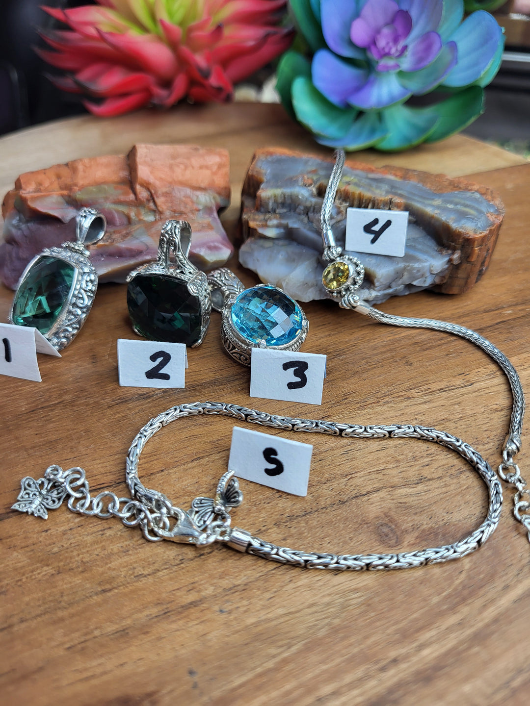 RESERVED FOR: kathyaflleje- 7/3/24- 5 Sterling Silver Items