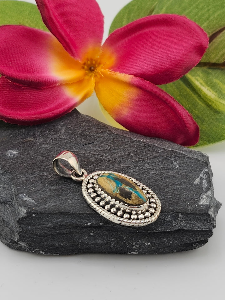 Royston Ribbon Turquoise Pendant