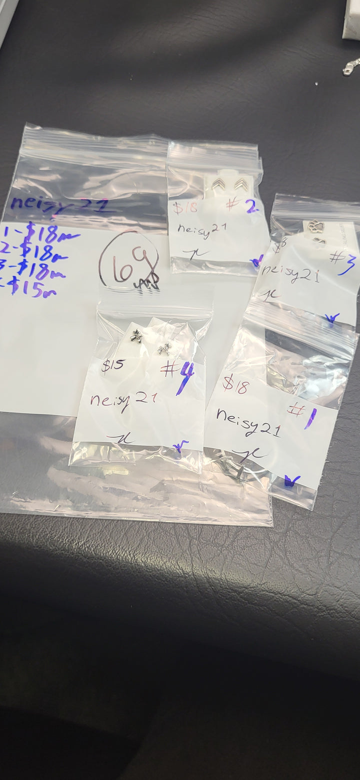 RESERVED FOR: neisy21 - 3/20/2025 Live Show - 4 Sterling Silver Items