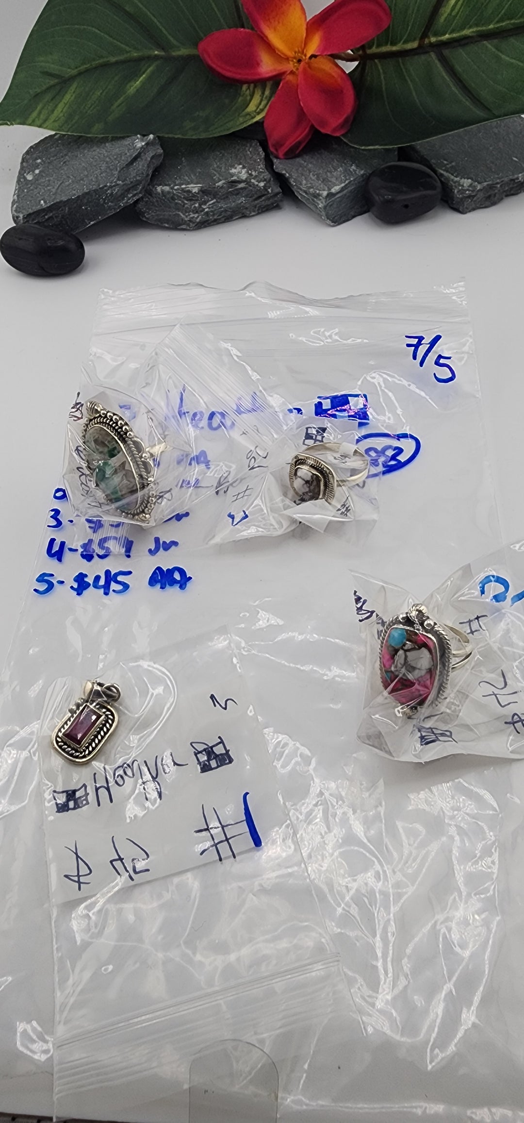48HR - RESERVED FOR: 🏁Heather🏁  - 7/5/2025 FL tiktok Live Show - 4 Sterling Silver Items
