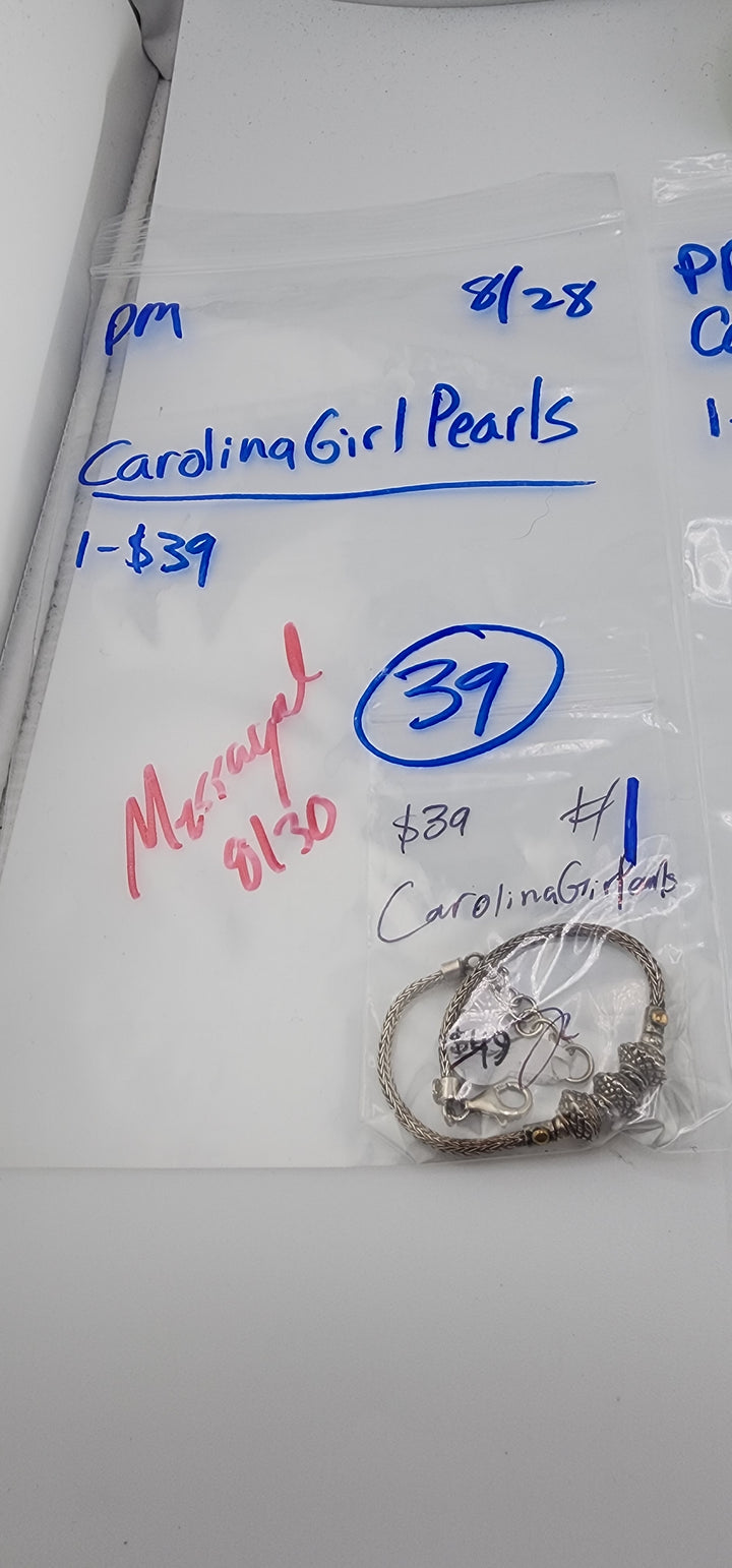 PM SHOW 48HR - RESERVED FOR: CarolinaGirlPearls(melgos2021) - 8/28/2025 FL tiktok Live Show - 1 Sterling Silver Items