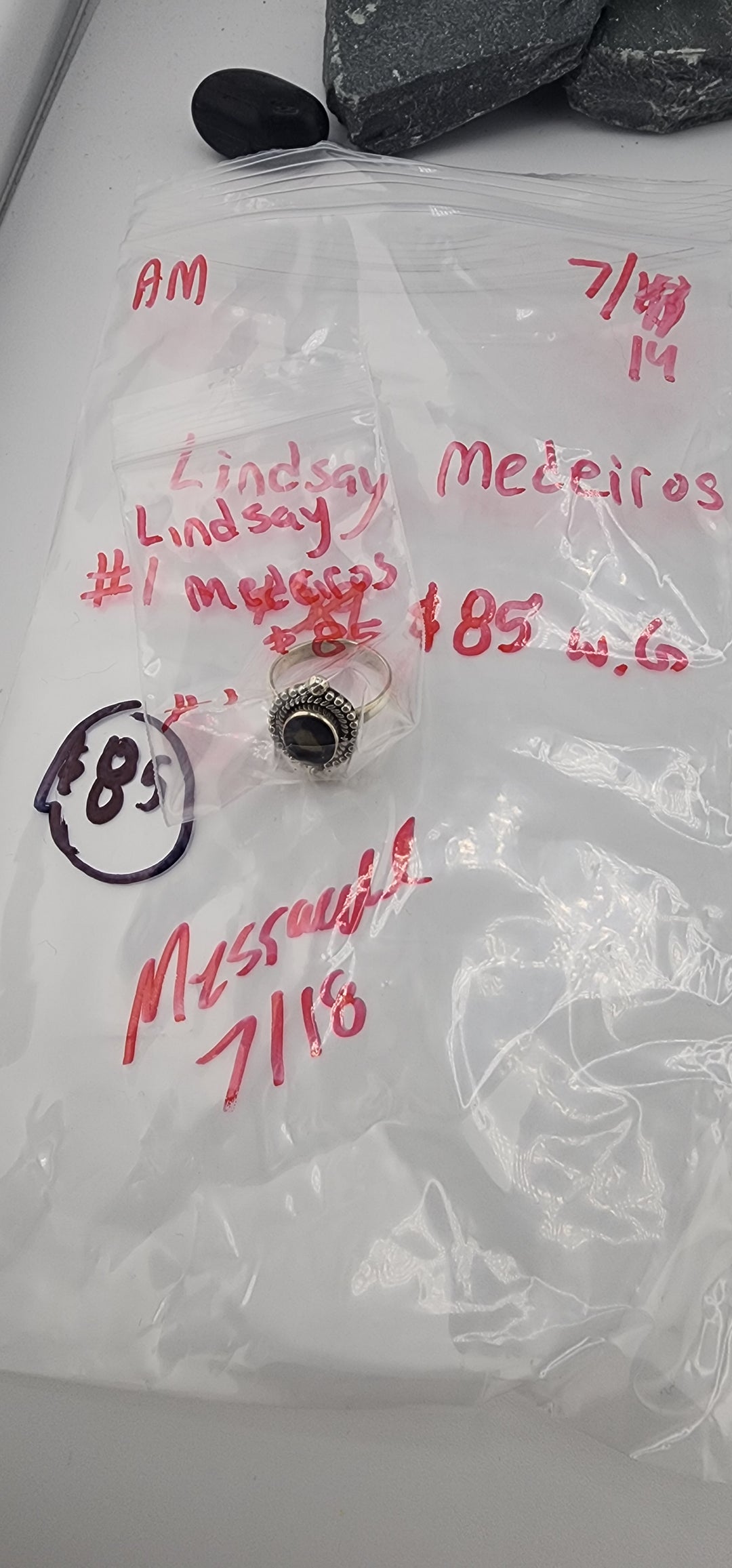 AM SHOW 48HR - RESERVED FOR: Lindsay Medeiros - 7/14/2025 FL tiktok Live Show - 1 Sterling Silver Items