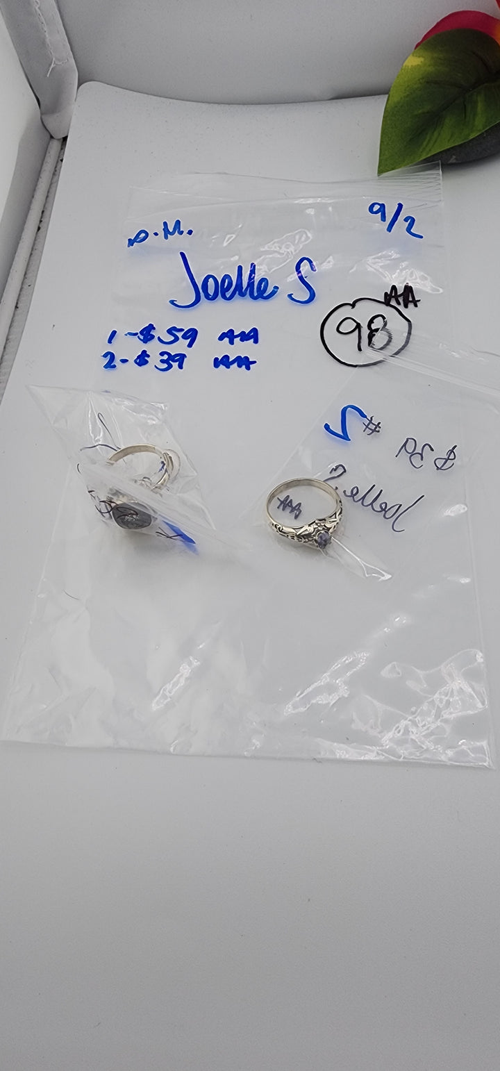 PM SHOW 48HR - RESERVED FOR: Joelle S - 9/02/2025 FL tiktok Live Show - 2 Sterling Silver Items