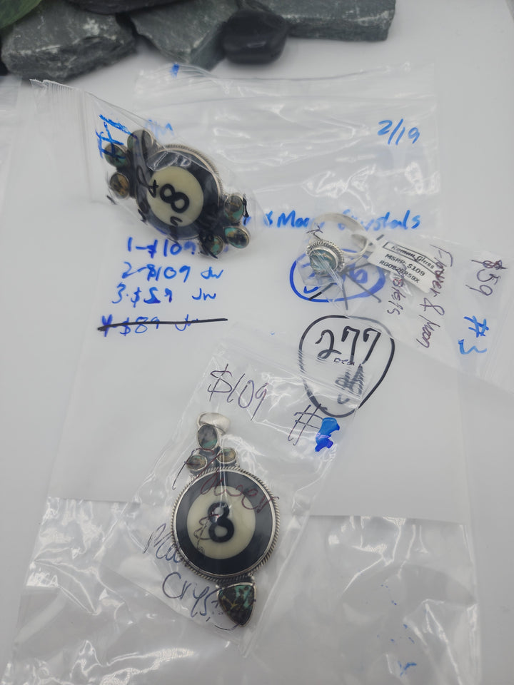 Flower & Moon Crystals - 2/19/26 - 3 925 Sterling Silver Items