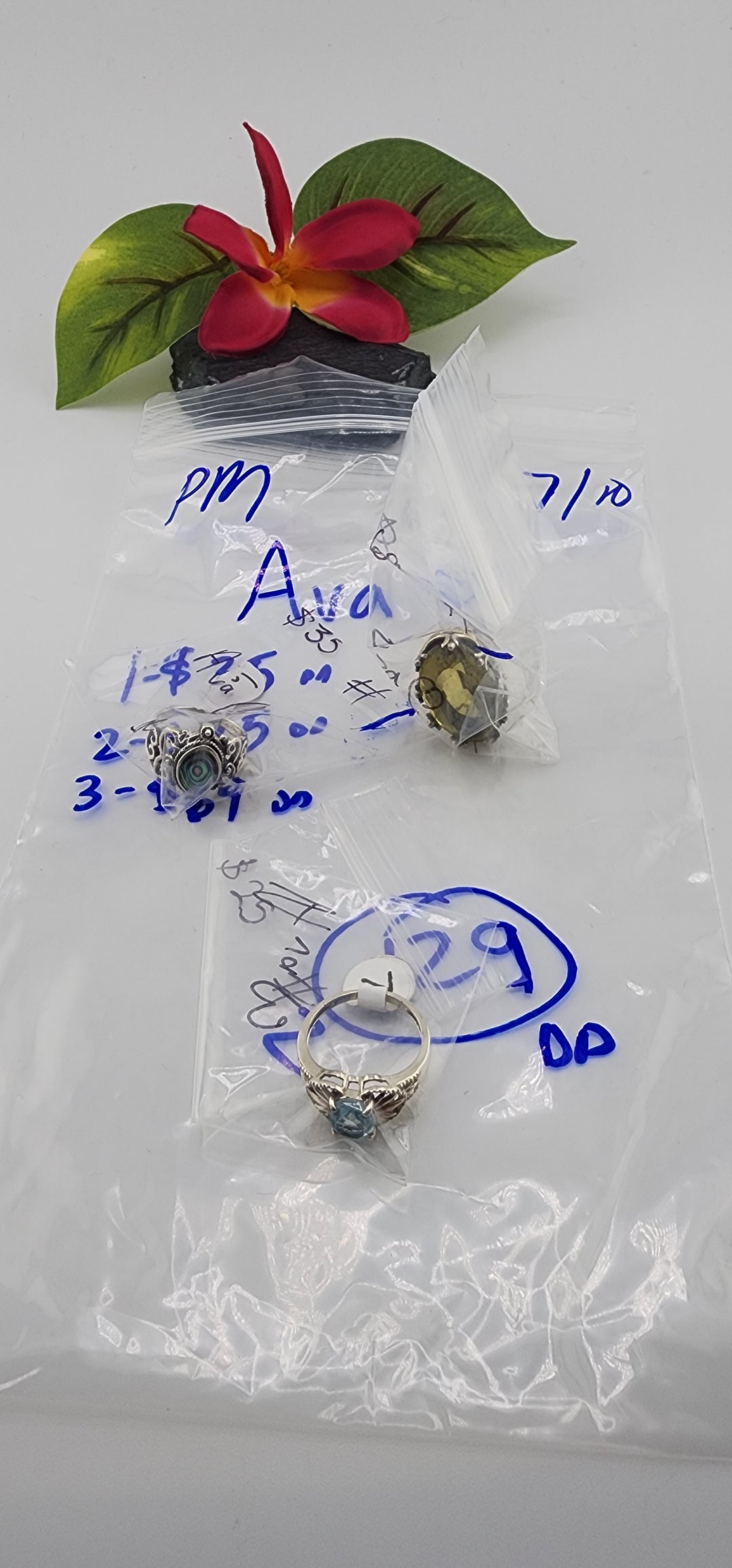PM SHOW 48HR - RESERVED FOR:  Ava ❤️ - 7/10/2025 FL tiktok Live Show -  3 Sterling Silver Items