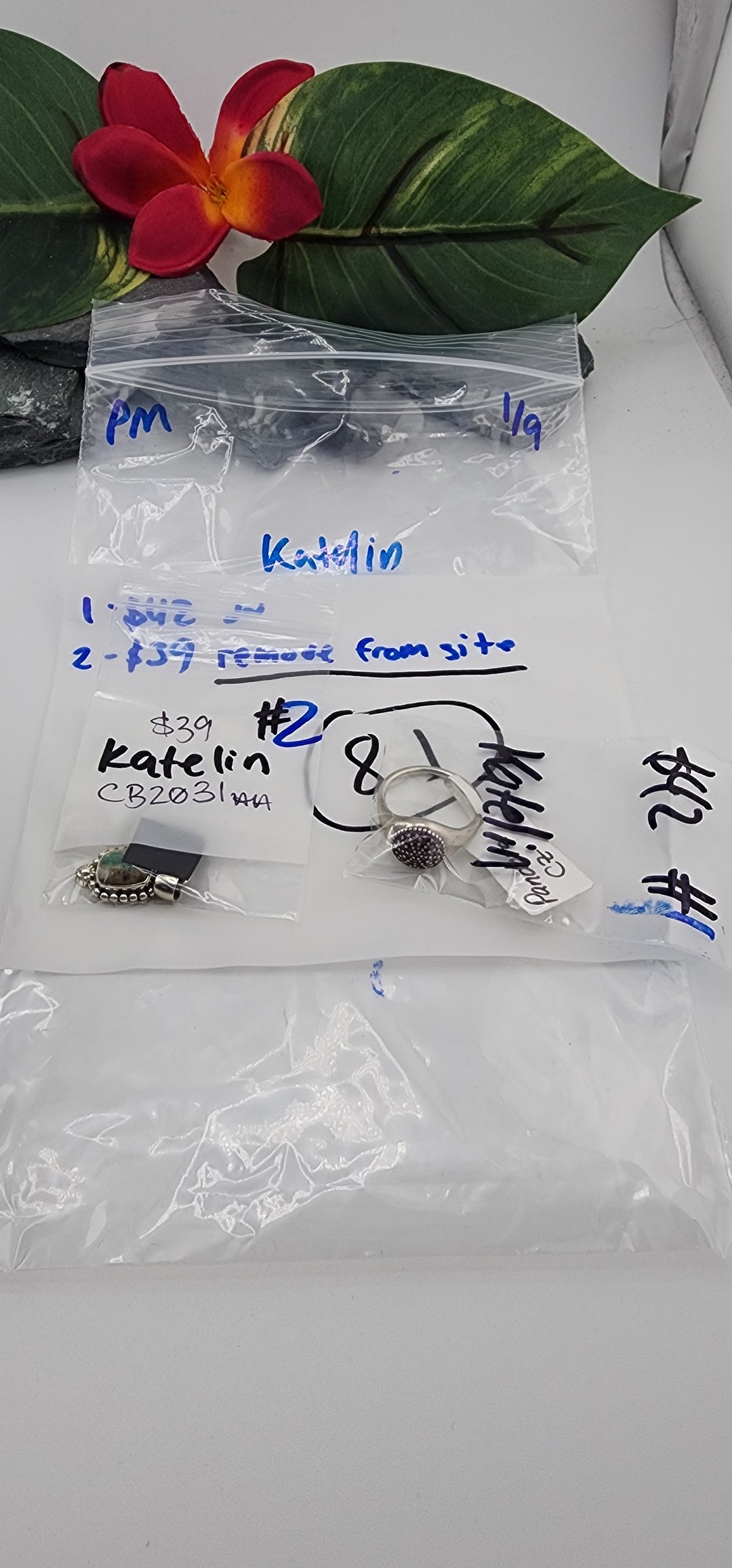 Custom sterling silver items - PM SHOW RESERVED FOR: Katelin - 1/8/2026 tiktok Live Show - 1 Sterling Silver Items