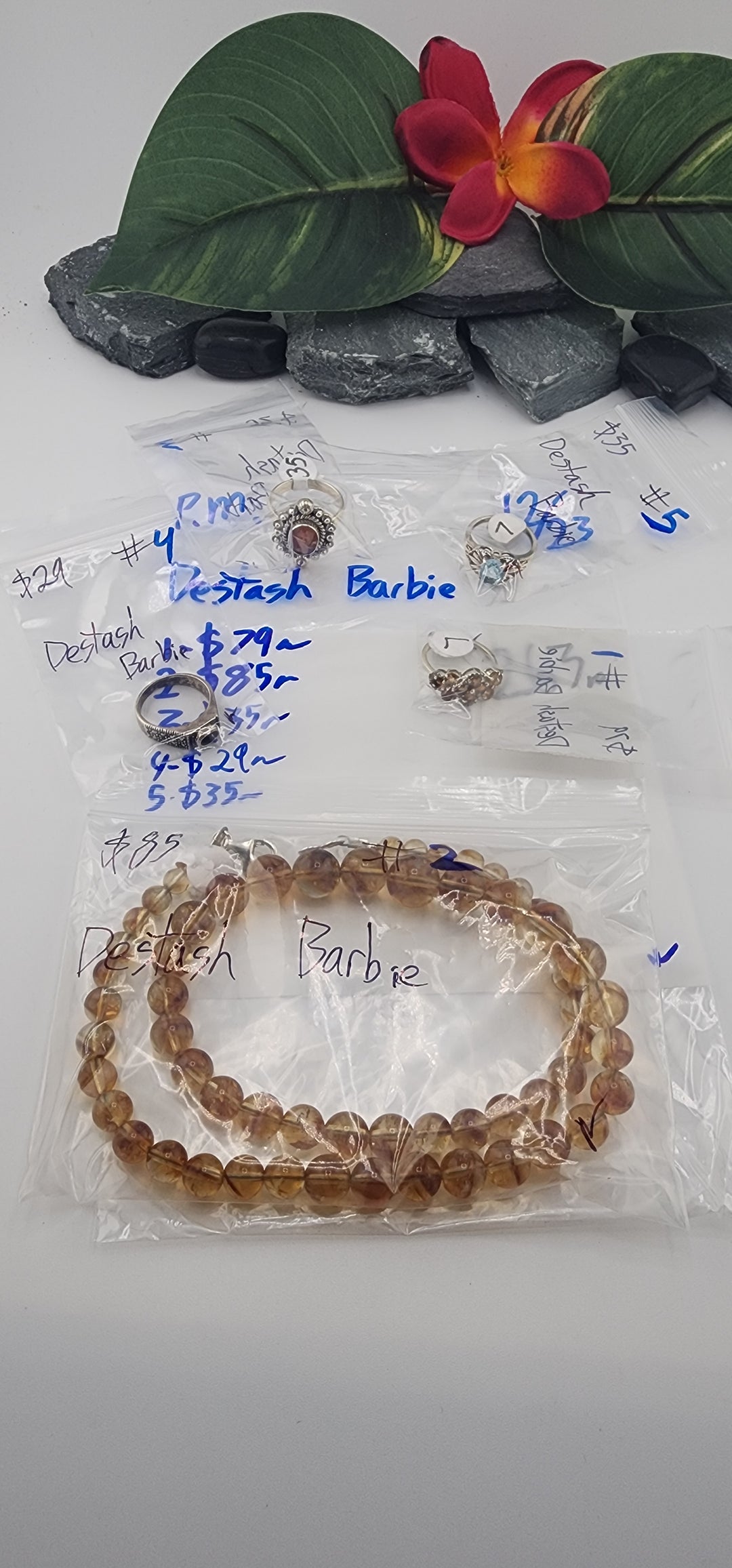 PM SHOW 48HR - RESERVED FOR: Destash Barbie - 12/23/2025 tiktok Live Show - 5 Sterling Silver Items